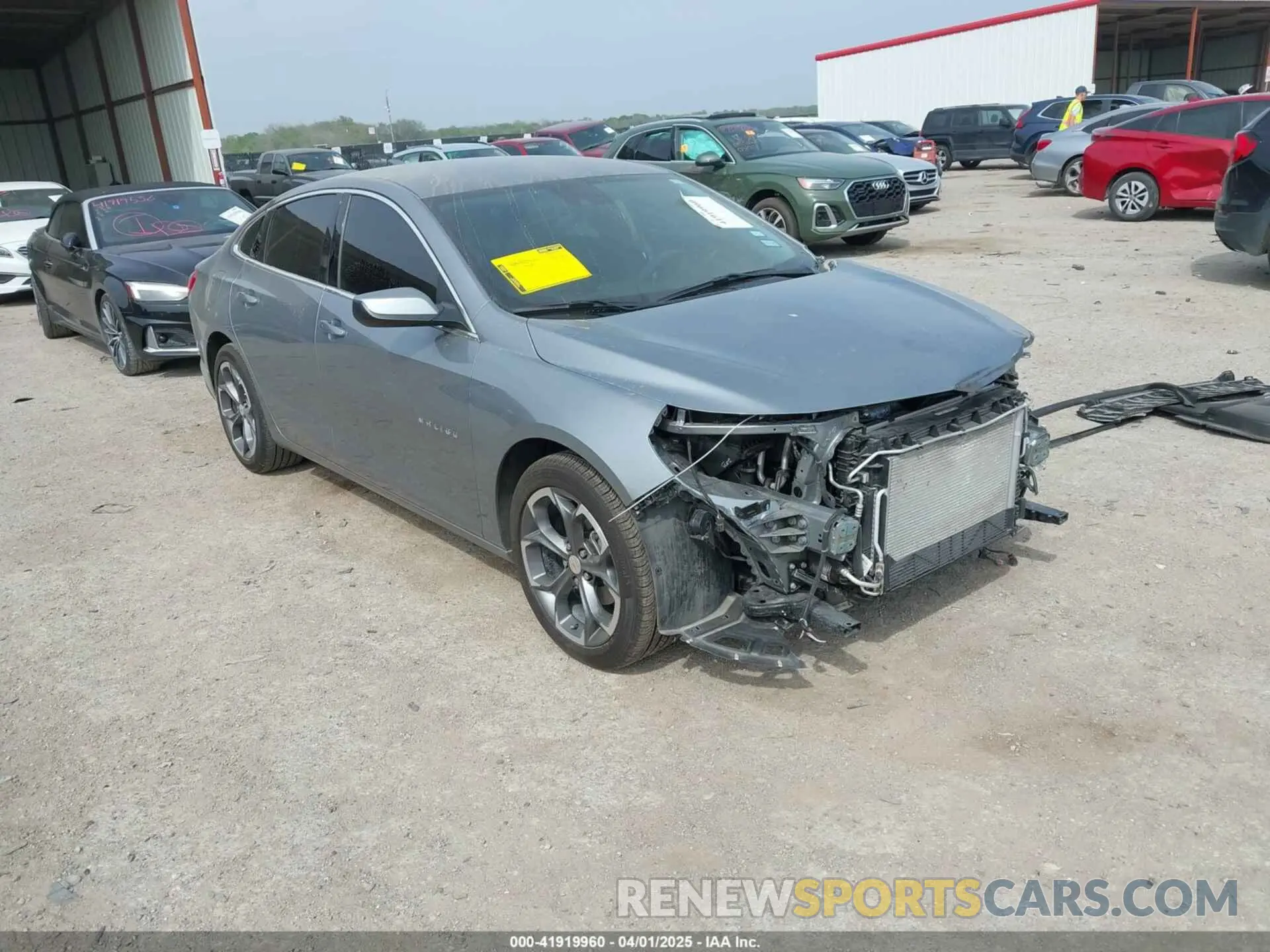 1 Photograph of a damaged car 1G1ZD5ST9SF103264 CHEVROLET MALIBU 2025