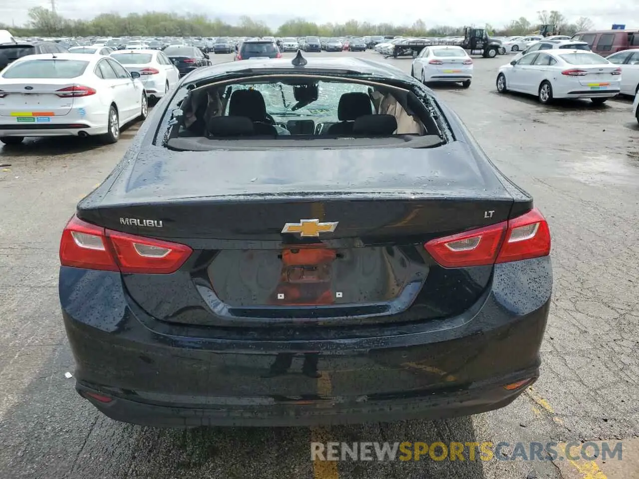 6 Photograph of a damaged car 1G1ZD5ST9SF145241 CHEVROLET MALIBU 2025