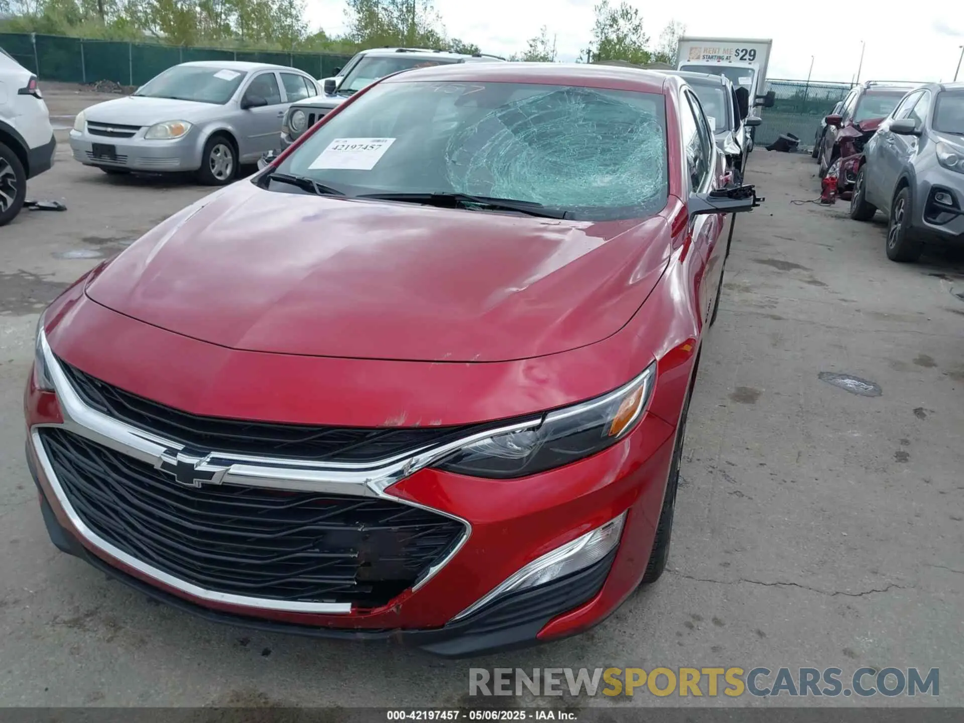 6 Photograph of a damaged car 1G1ZG5ST2SF150806 CHEVROLET MALIBU 2025