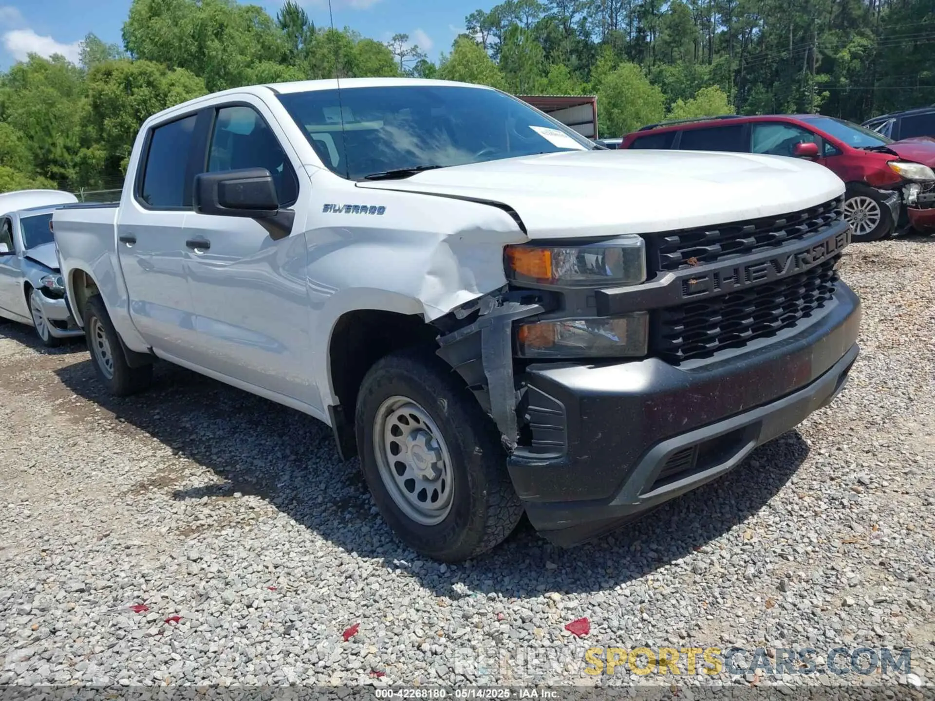 1 Фотография поврежденного автомобиля 1GCPWAEF5KZ177299 CHEVROLET SILVERADO 1500 2019