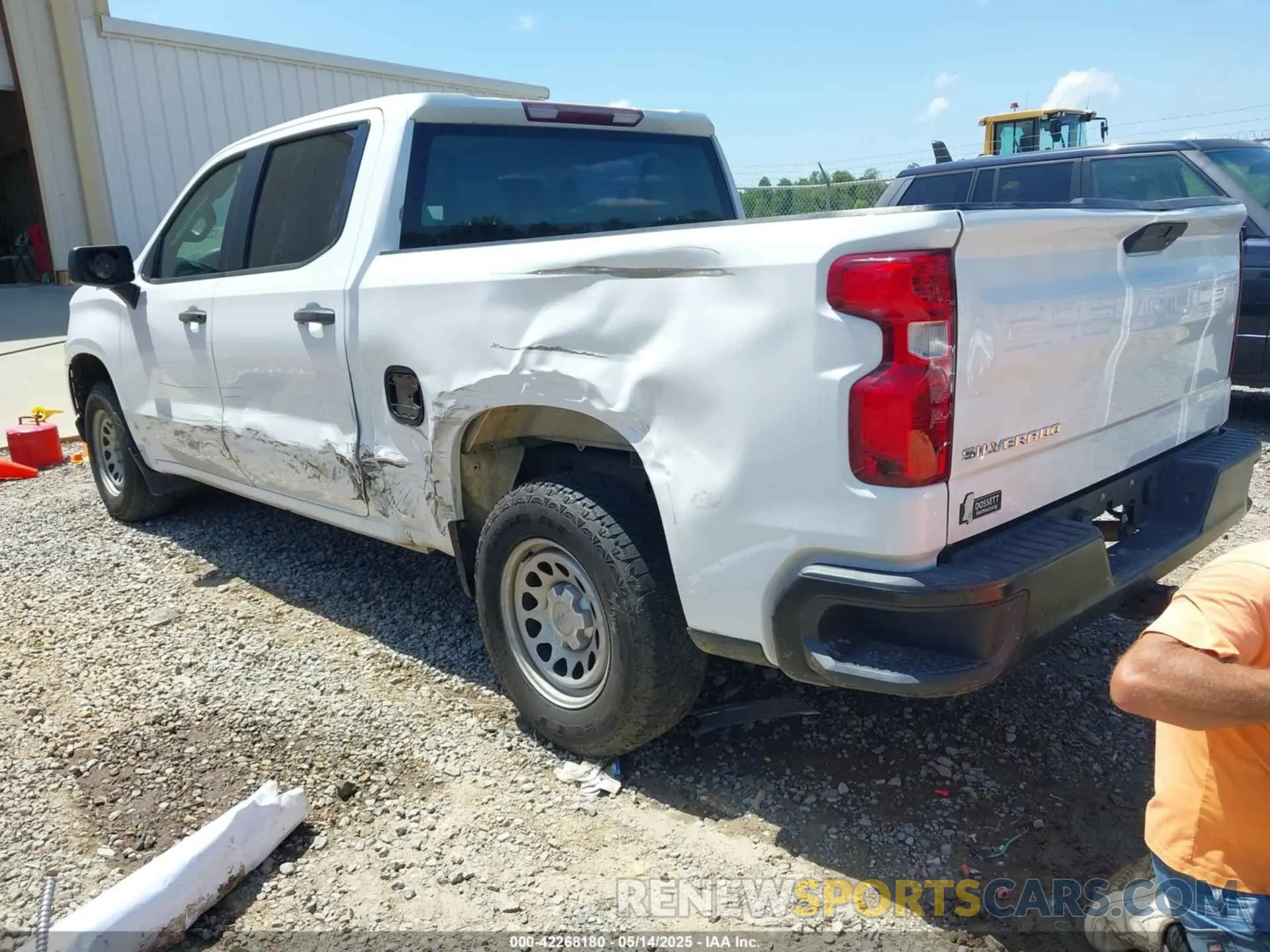 3 Фотография поврежденного автомобиля 1GCPWAEF5KZ177299 CHEVROLET SILVERADO 1500 2019