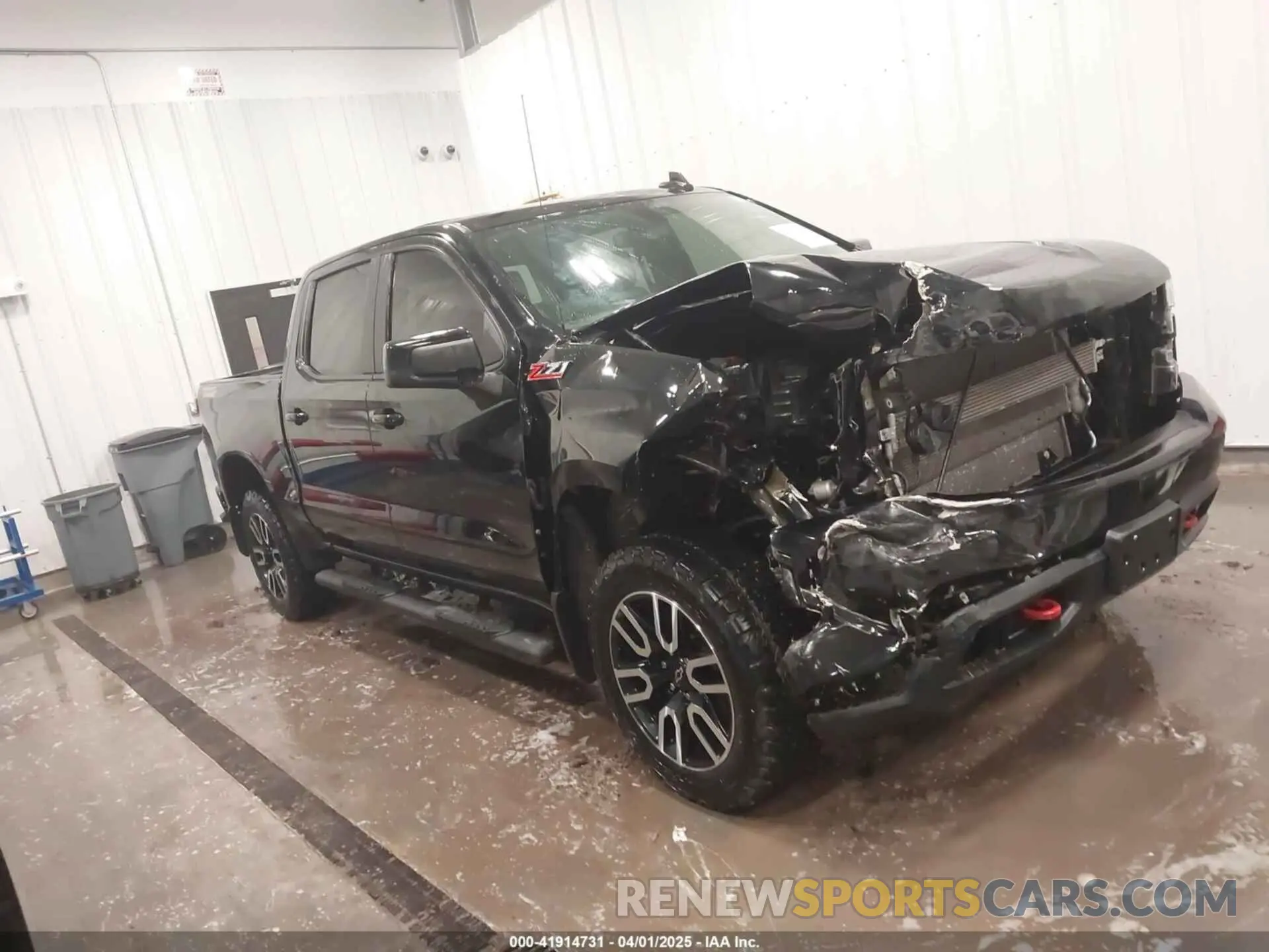 1 Photograph of a damaged car 1GCPYFED8KZ377552 CHEVROLET SILVERADO 1500 2019