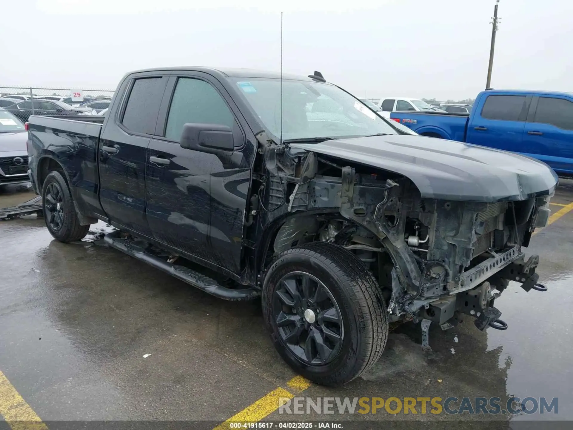 1 Photograph of a damaged car 1GCRWBEF9KZ235297 CHEVROLET SILVERADO 1500 2019