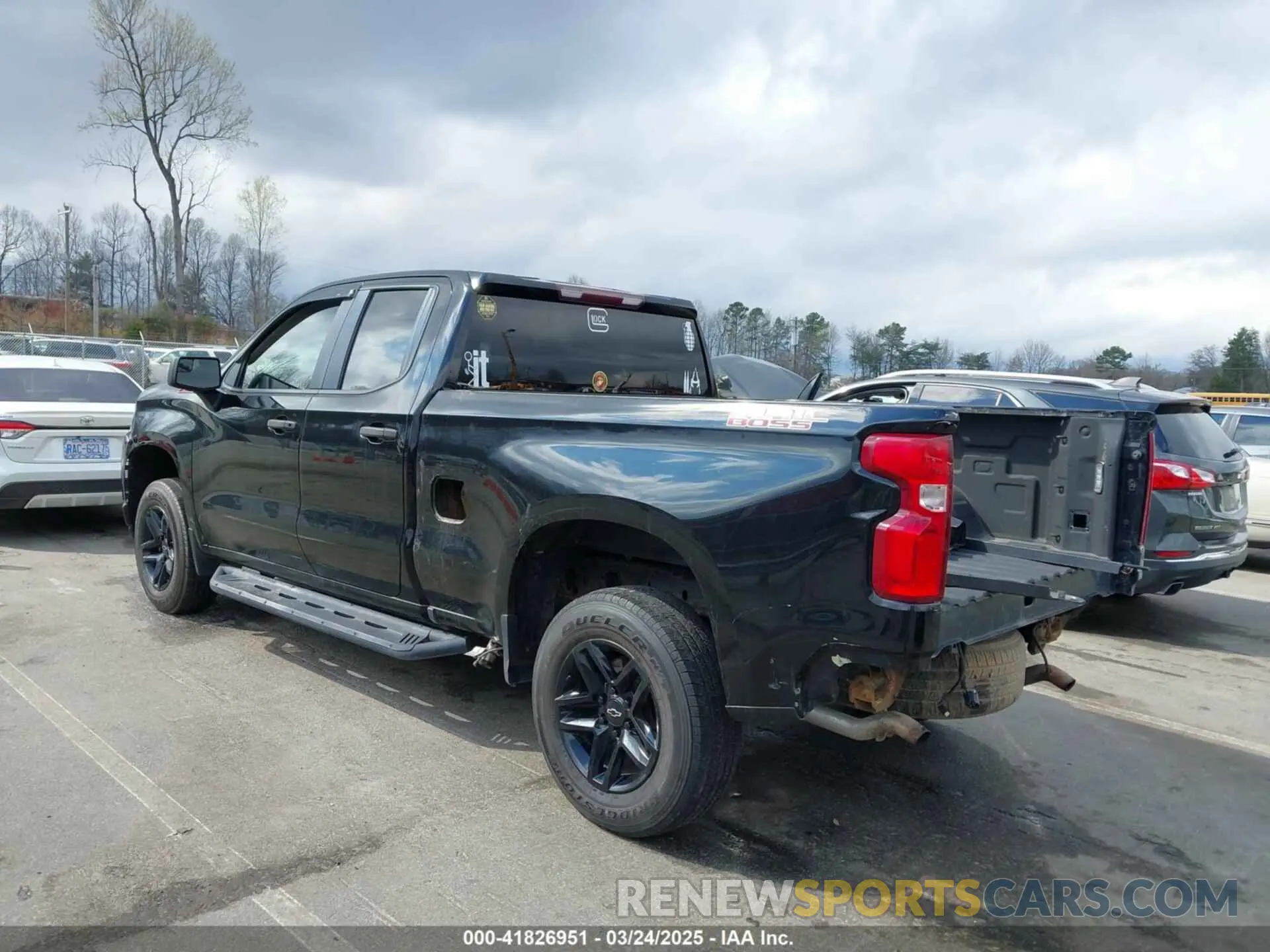 3 Photograph of a damaged car 1GCRYCEF0KZ235480 CHEVROLET SILVERADO 1500 2019