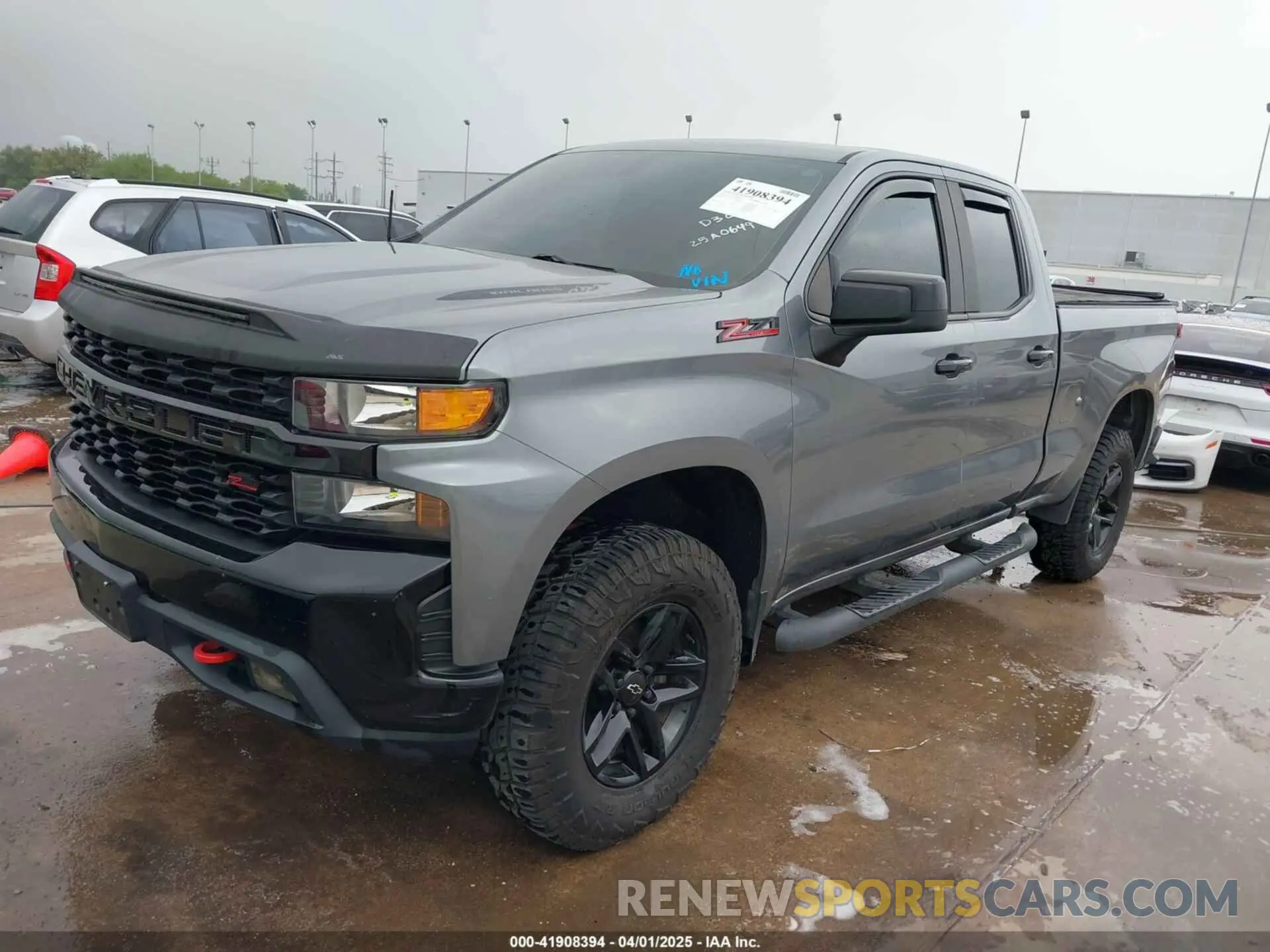 2 Photograph of a damaged car 1GCRYCEH9KZ201605 CHEVROLET SILVERADO 1500 2019