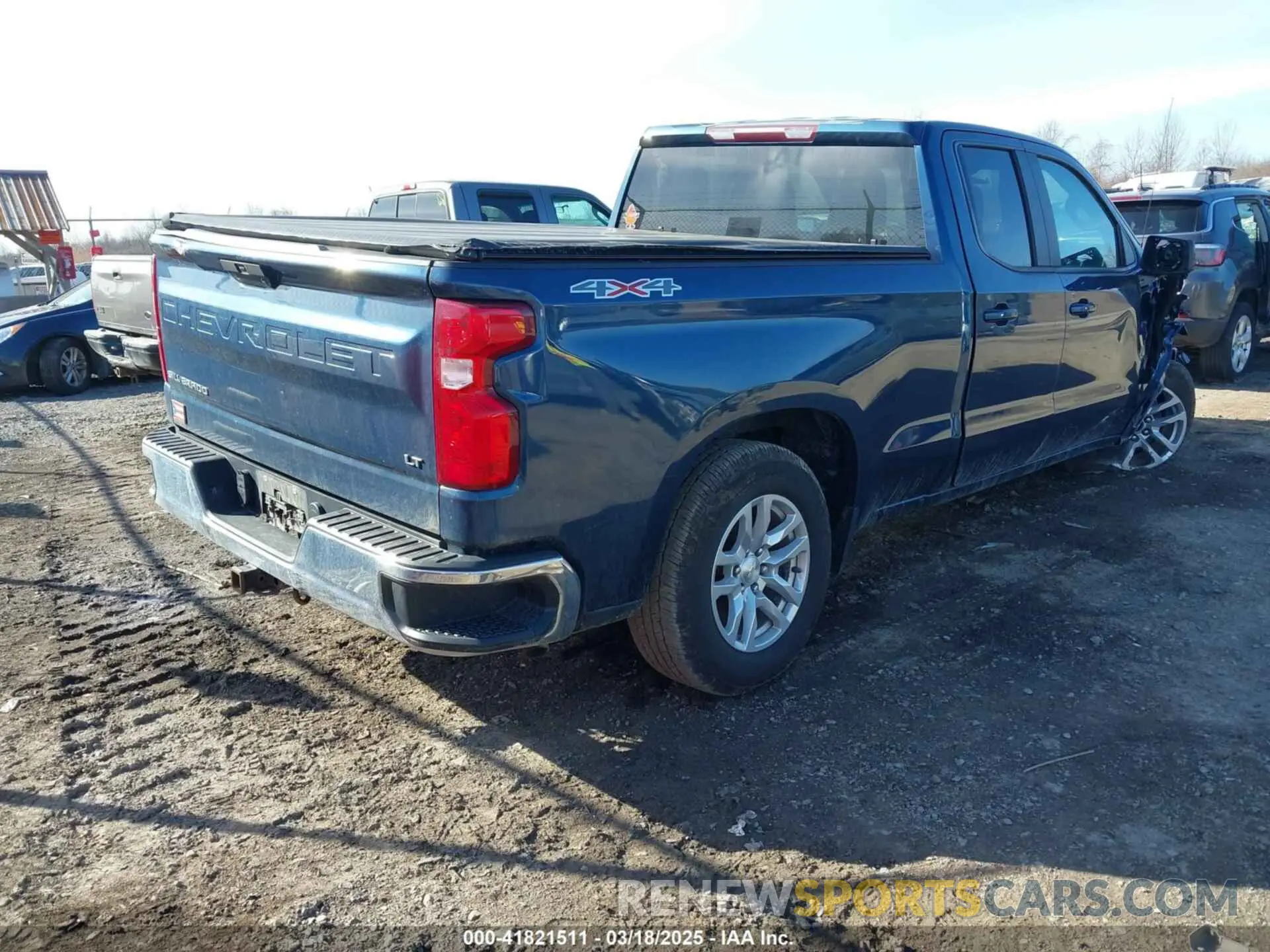 4 Фотография поврежденного автомобиля 1GCRYDED2KZ262281 CHEVROLET SILVERADO 1500 2019