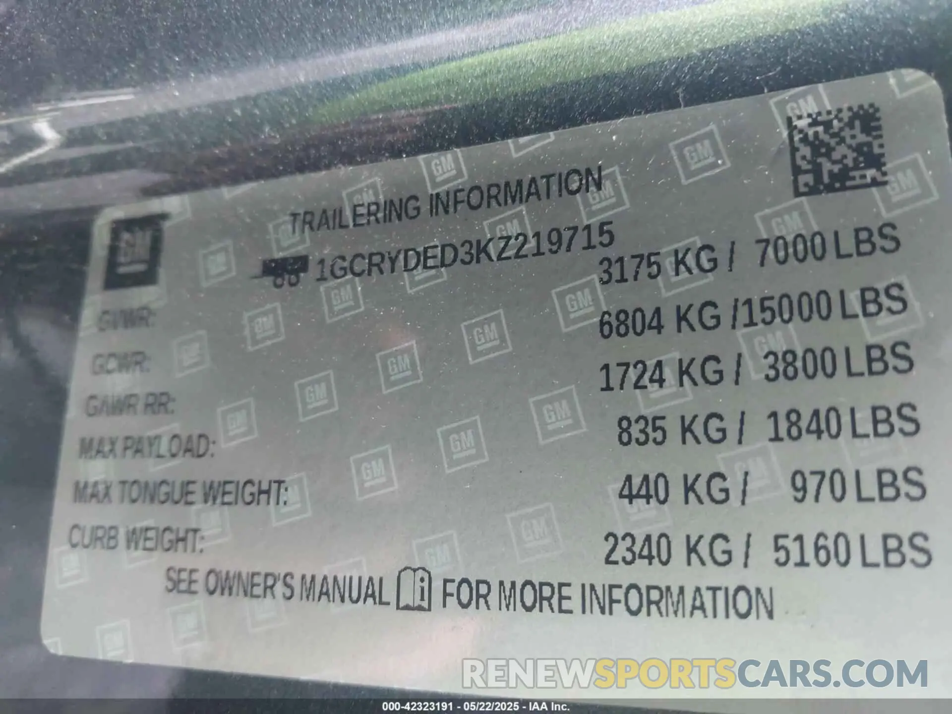 9 Photograph of a damaged car 1GCRYDED3KZ219715 CHEVROLET SILVERADO 1500 2019