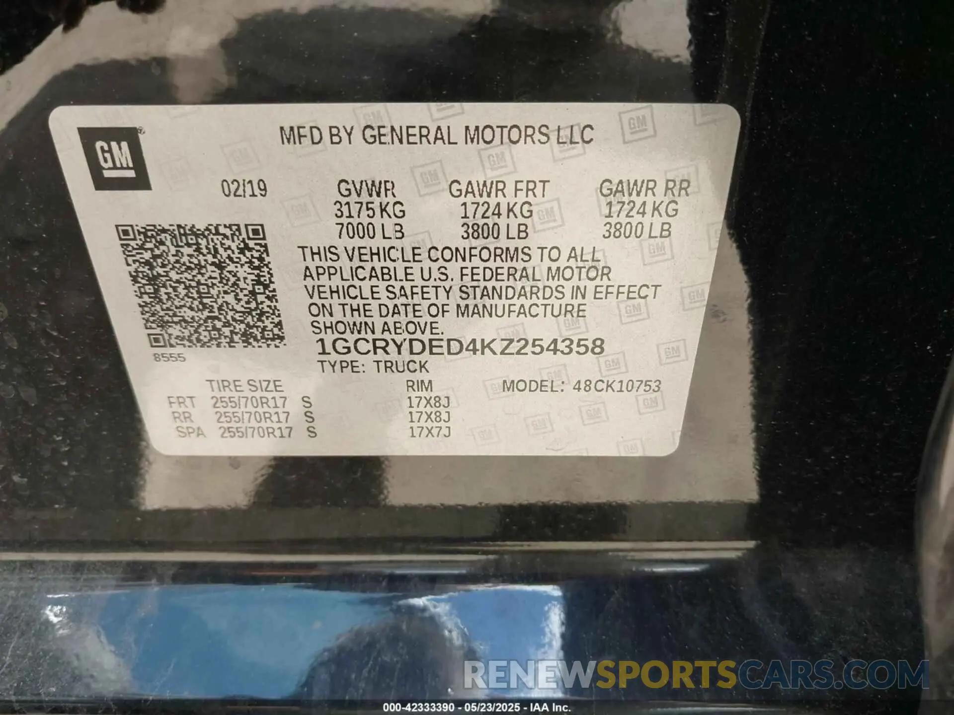 9 Фотография поврежденного автомобиля 1GCRYDED4KZ254358 CHEVROLET SILVERADO 1500 2019