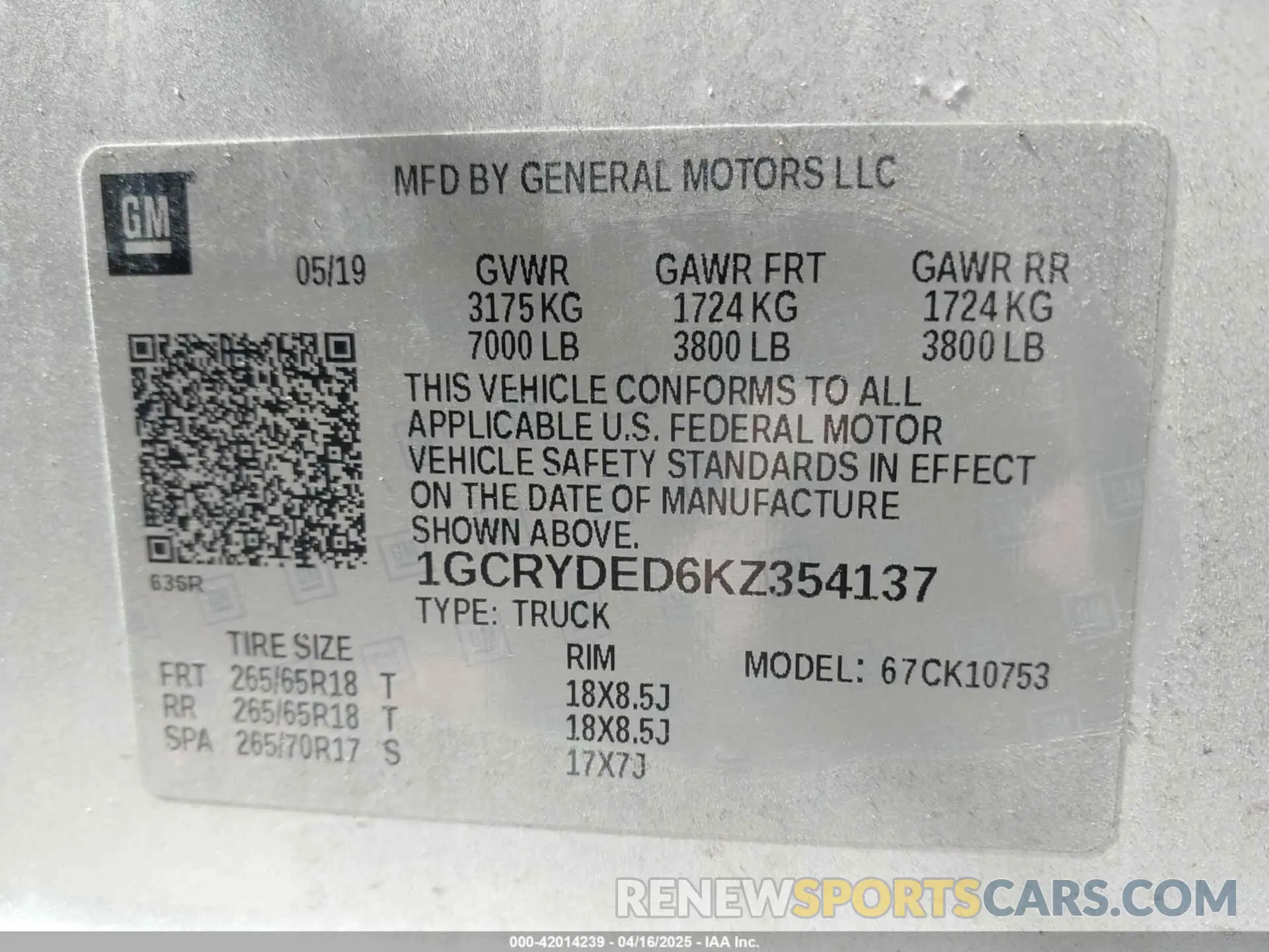 9 Фотография поврежденного автомобиля 1GCRYDED6KZ354137 CHEVROLET SILVERADO 1500 2019