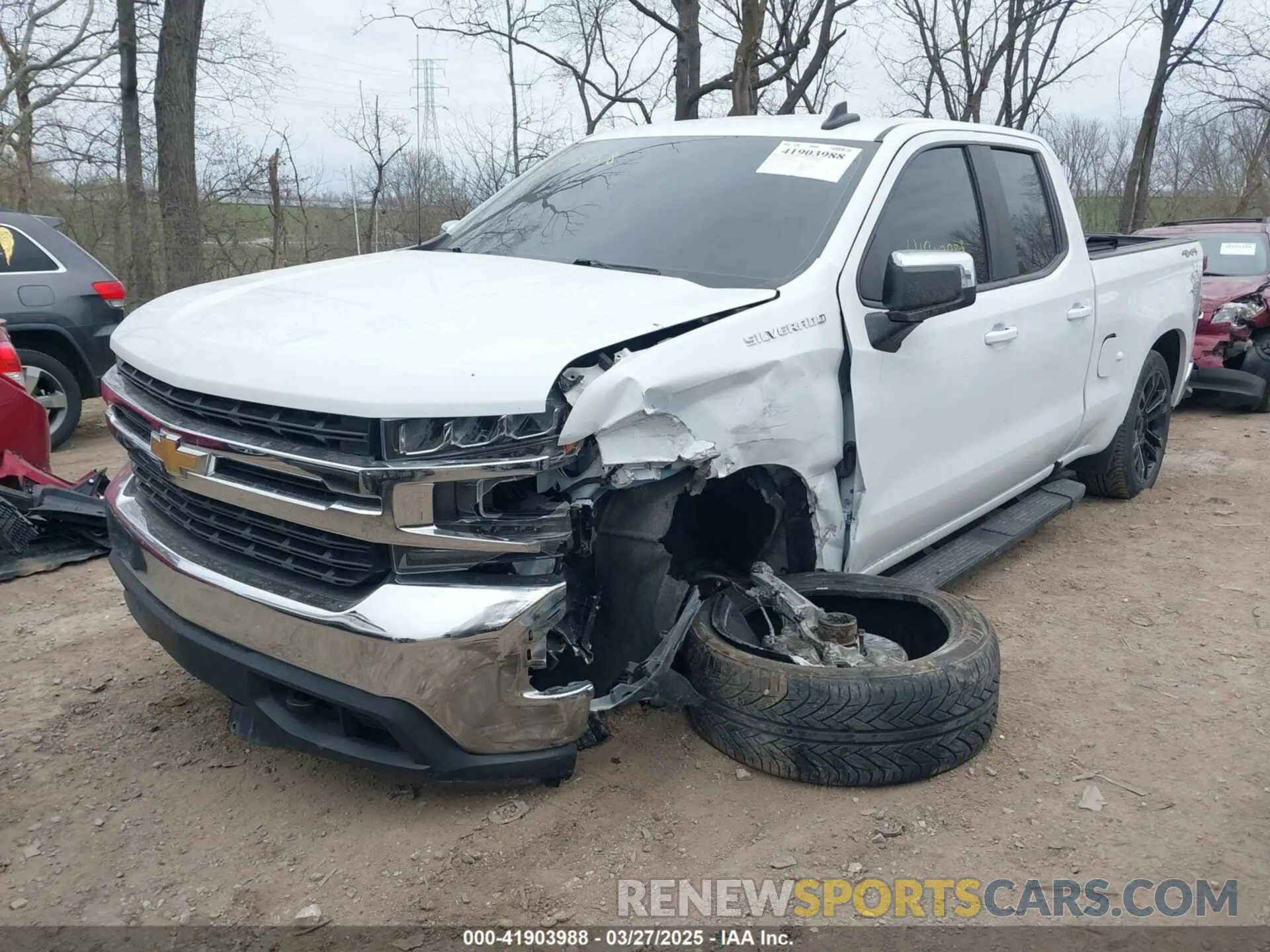 6 Photograph of a damaged car 1GCRYDEK4KZ296737 CHEVROLET SILVERADO 1500 2019