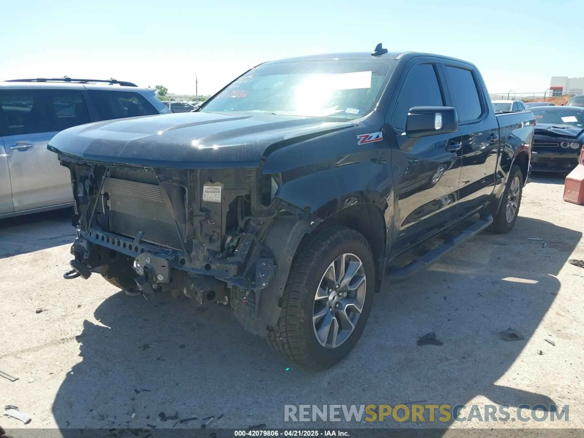 2 Photograph of a damaged car 1GCUYEED0KZ126568 CHEVROLET SILVERADO 1500 2019