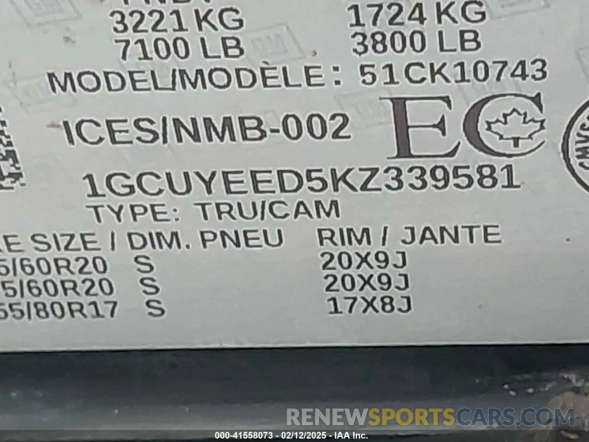 9 Photograph of a damaged car 1GCUYEED5KZ339581 CHEVROLET SILVERADO 1500 2019