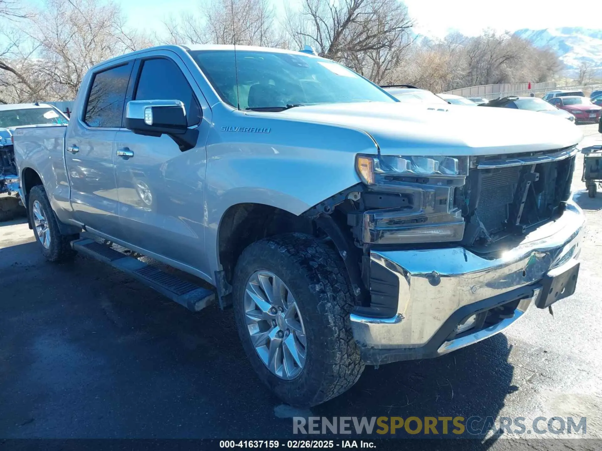 1 Photograph of a damaged car 1GCUYGELXKZ260586 CHEVROLET SILVERADO 1500 2019