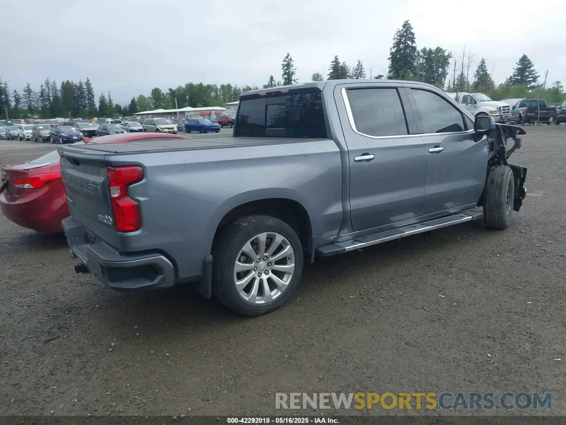 4 Фотография поврежденного автомобиля 1GCUYHED9KZ147677 CHEVROLET SILVERADO 1500 2019