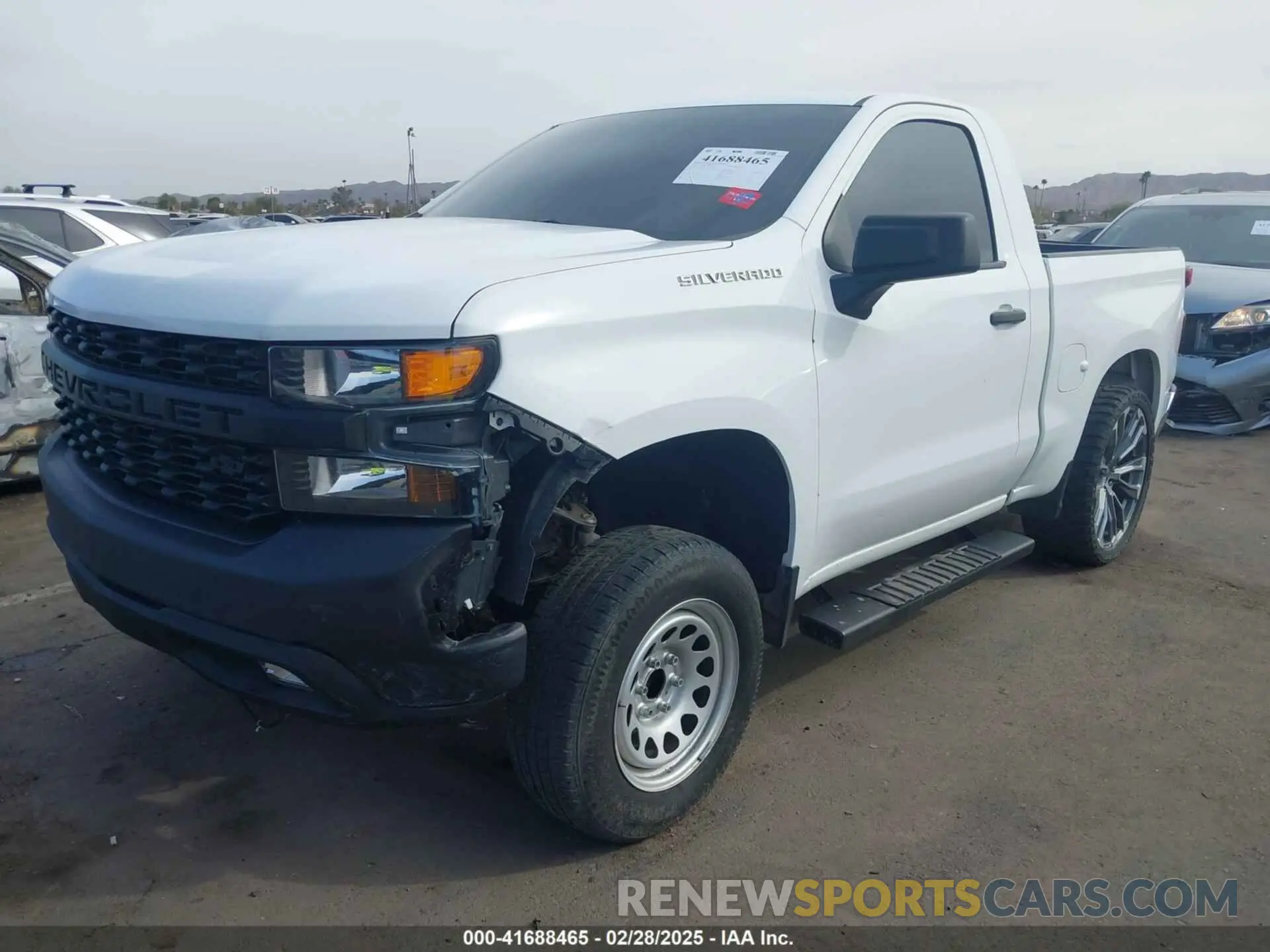 2 Фотография поврежденного автомобиля 3GCNWAEHXKG268576 CHEVROLET SILVERADO 1500 2019