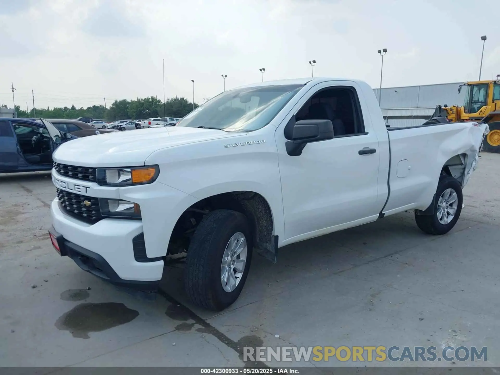 2 Photograph of a damaged car 3GCNYAEH2KG172130 CHEVROLET SILVERADO 1500 2019