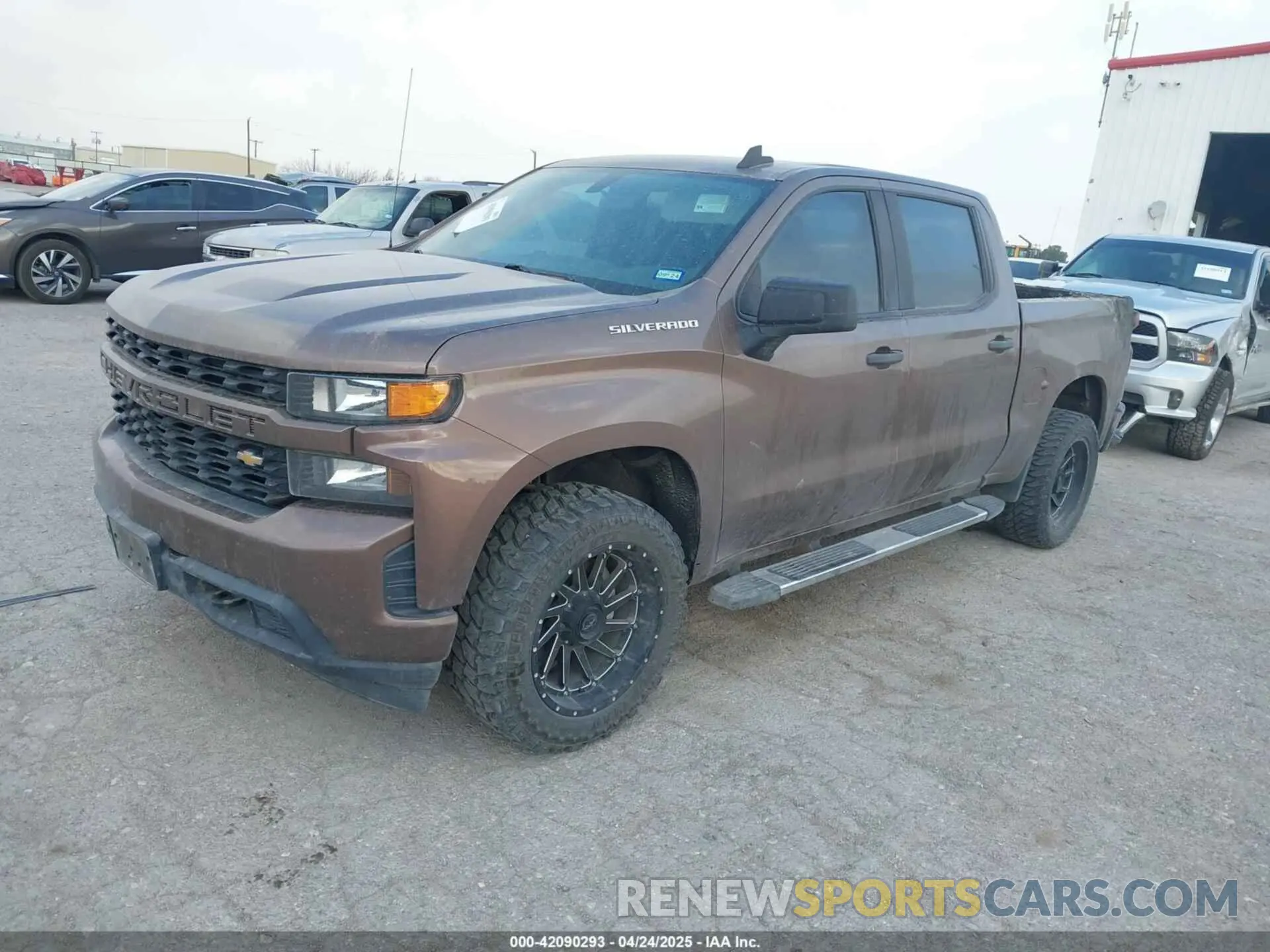 2 Photograph of a damaged car 3GCPWBEH3KG230623 CHEVROLET SILVERADO 1500 2019