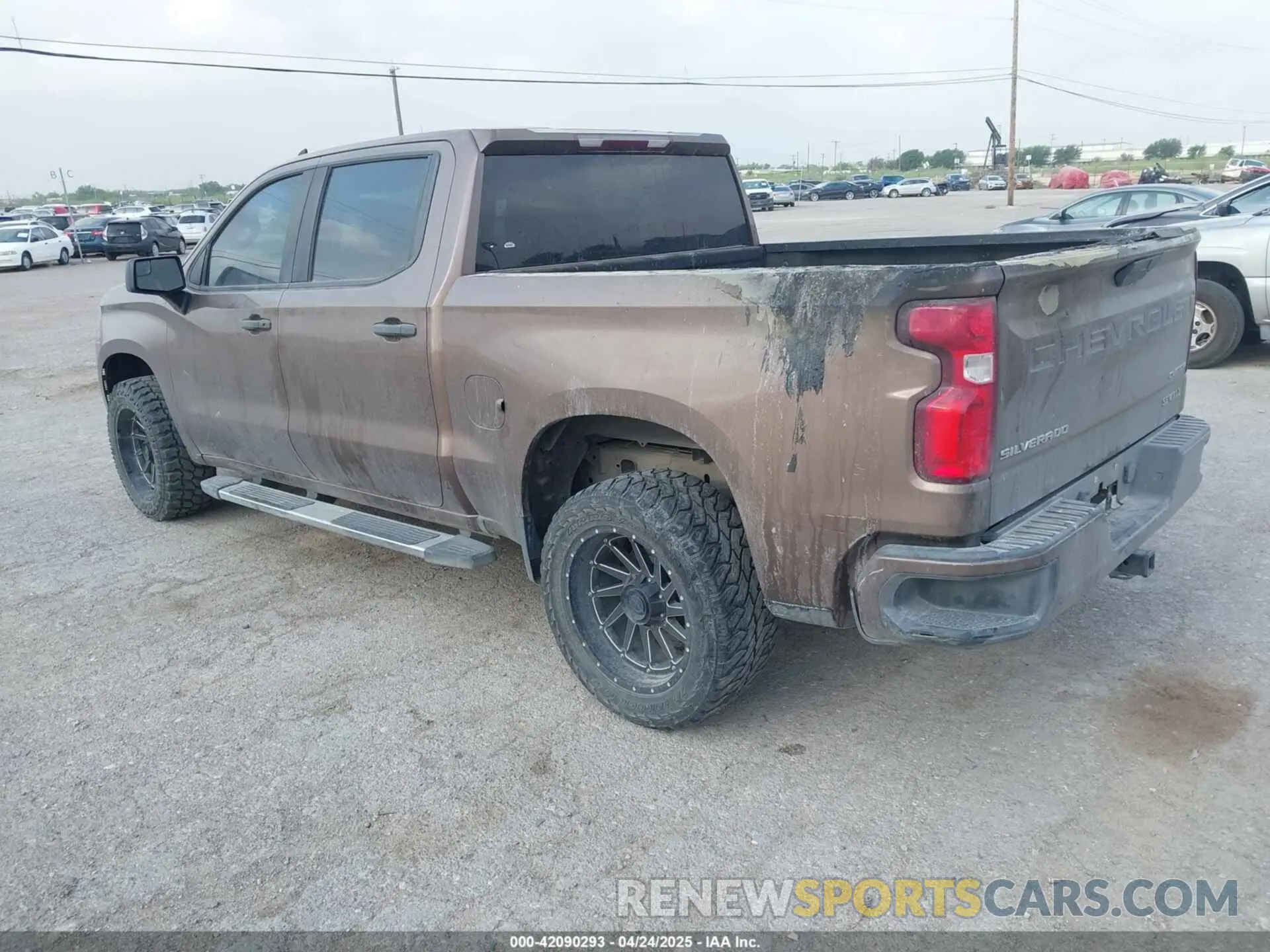 3 Photograph of a damaged car 3GCPWBEH3KG230623 CHEVROLET SILVERADO 1500 2019