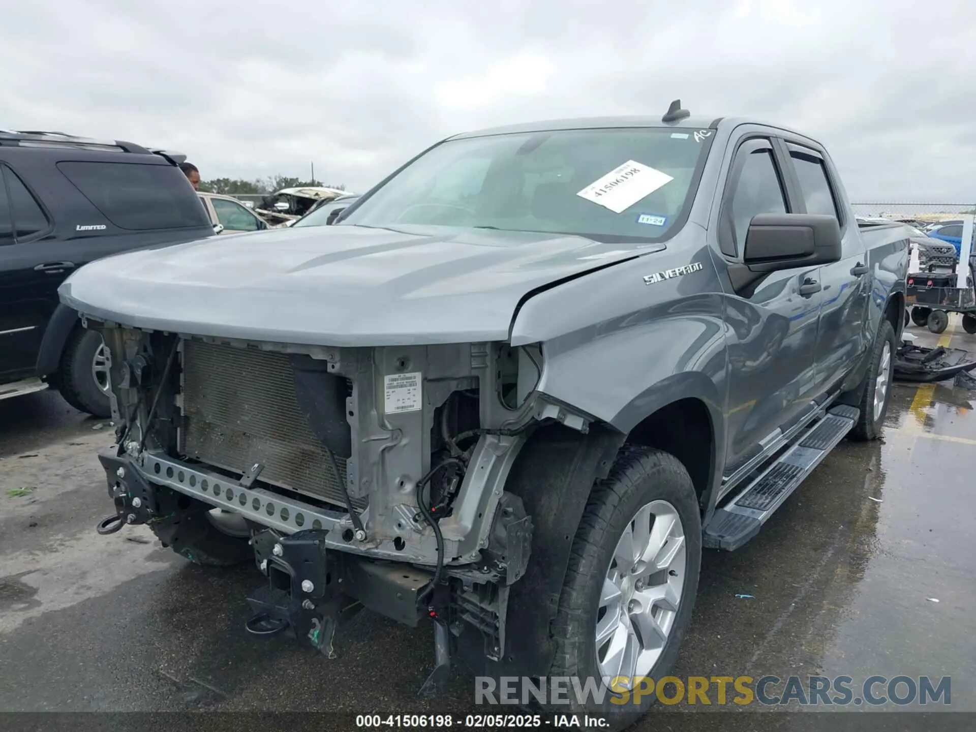 2 Photograph of a damaged car 3GCPWBEH4KG227181 CHEVROLET SILVERADO 1500 2019