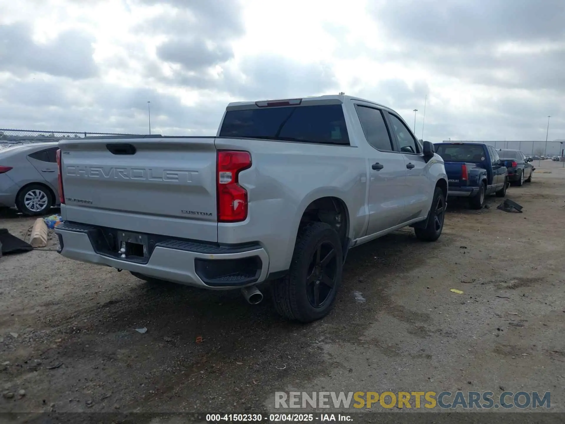 4 Фотография поврежденного автомобиля 3GCPWBEH5KG246502 CHEVROLET SILVERADO 1500 2019