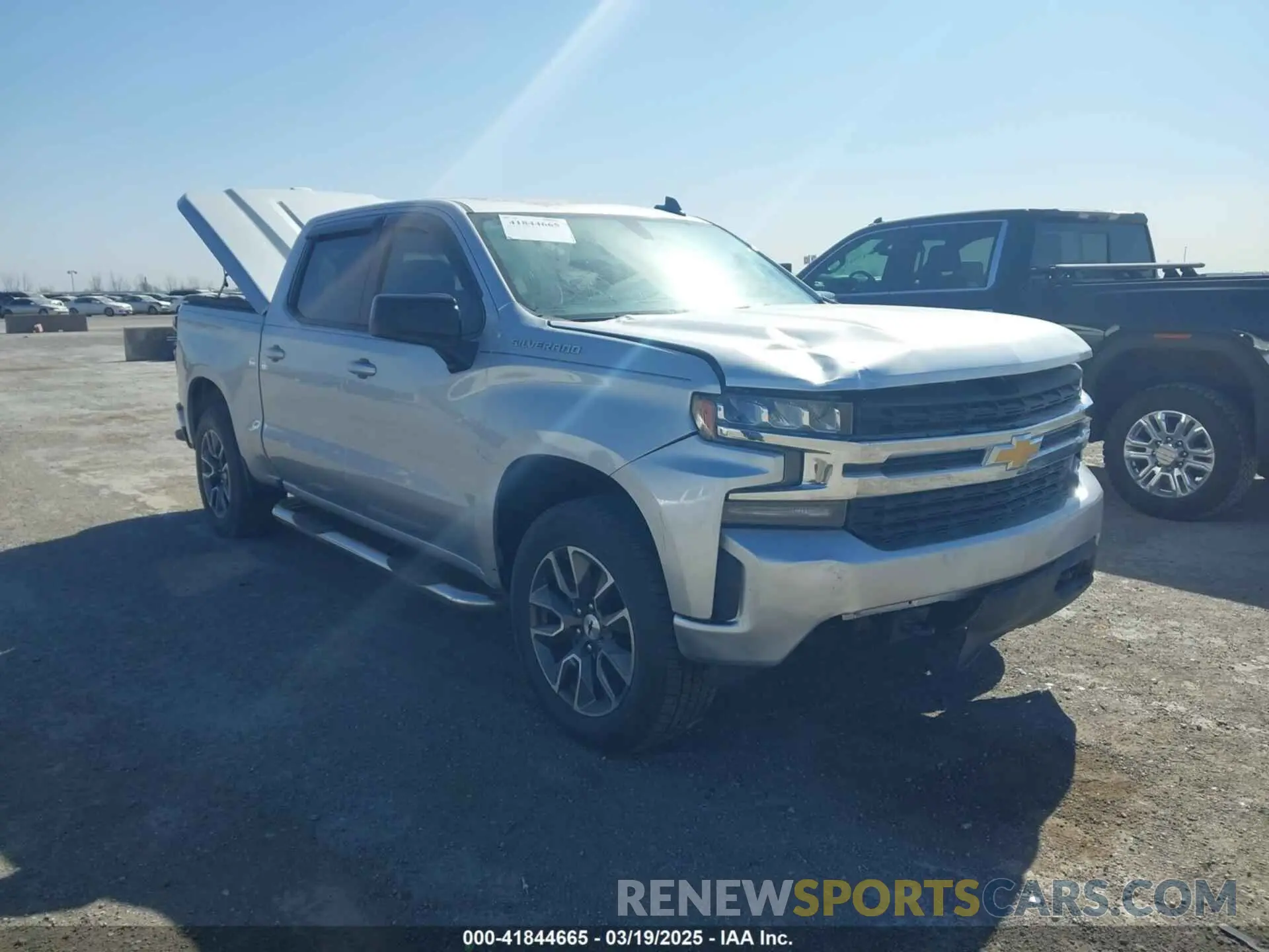 1 Photograph of a damaged car 3GCPWDED6KG242001 CHEVROLET SILVERADO 1500 2019