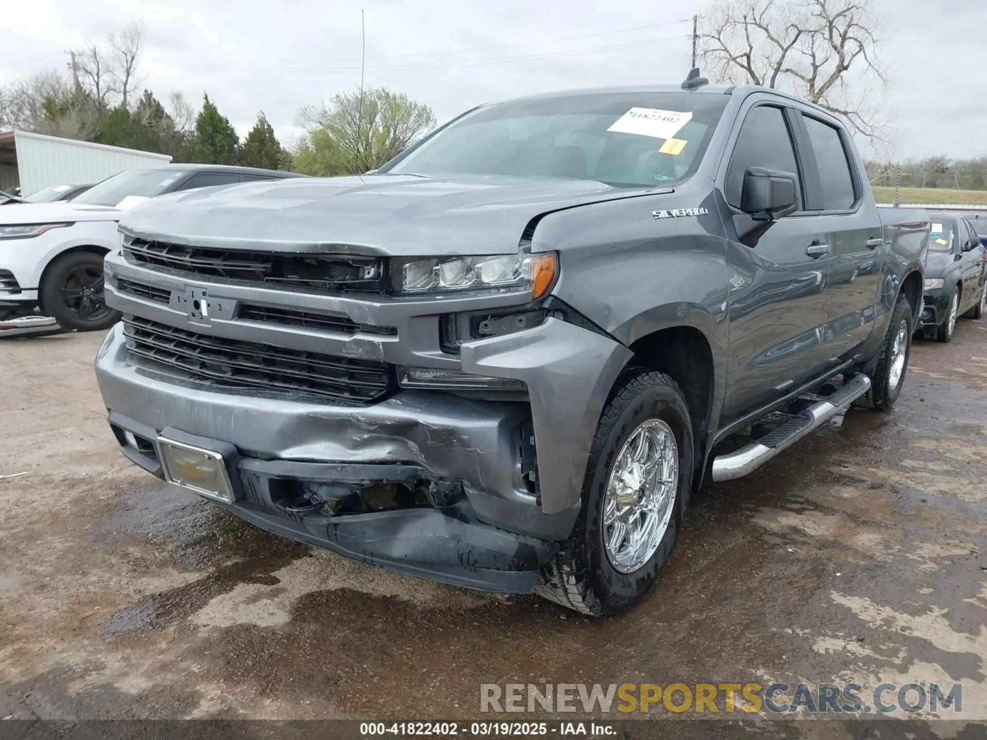 2 Photograph of a damaged car 3GCPWDED6KG273281 CHEVROLET SILVERADO 1500 2019