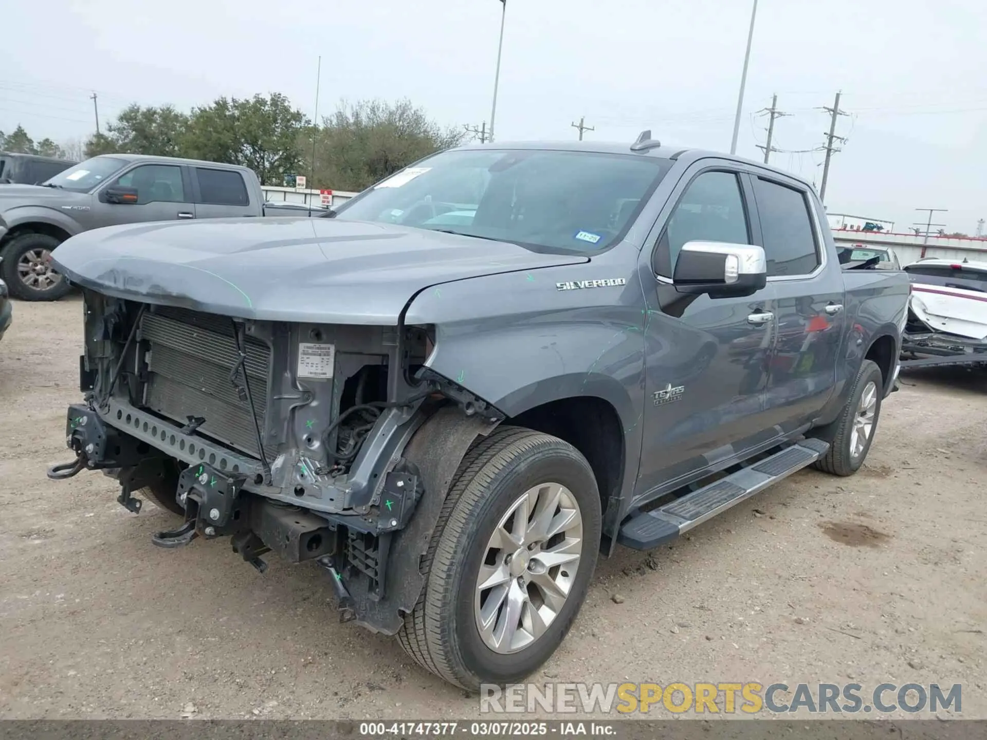 2 Фотография поврежденного автомобиля 3GCPWEEDXKG159533 CHEVROLET SILVERADO 1500 2019