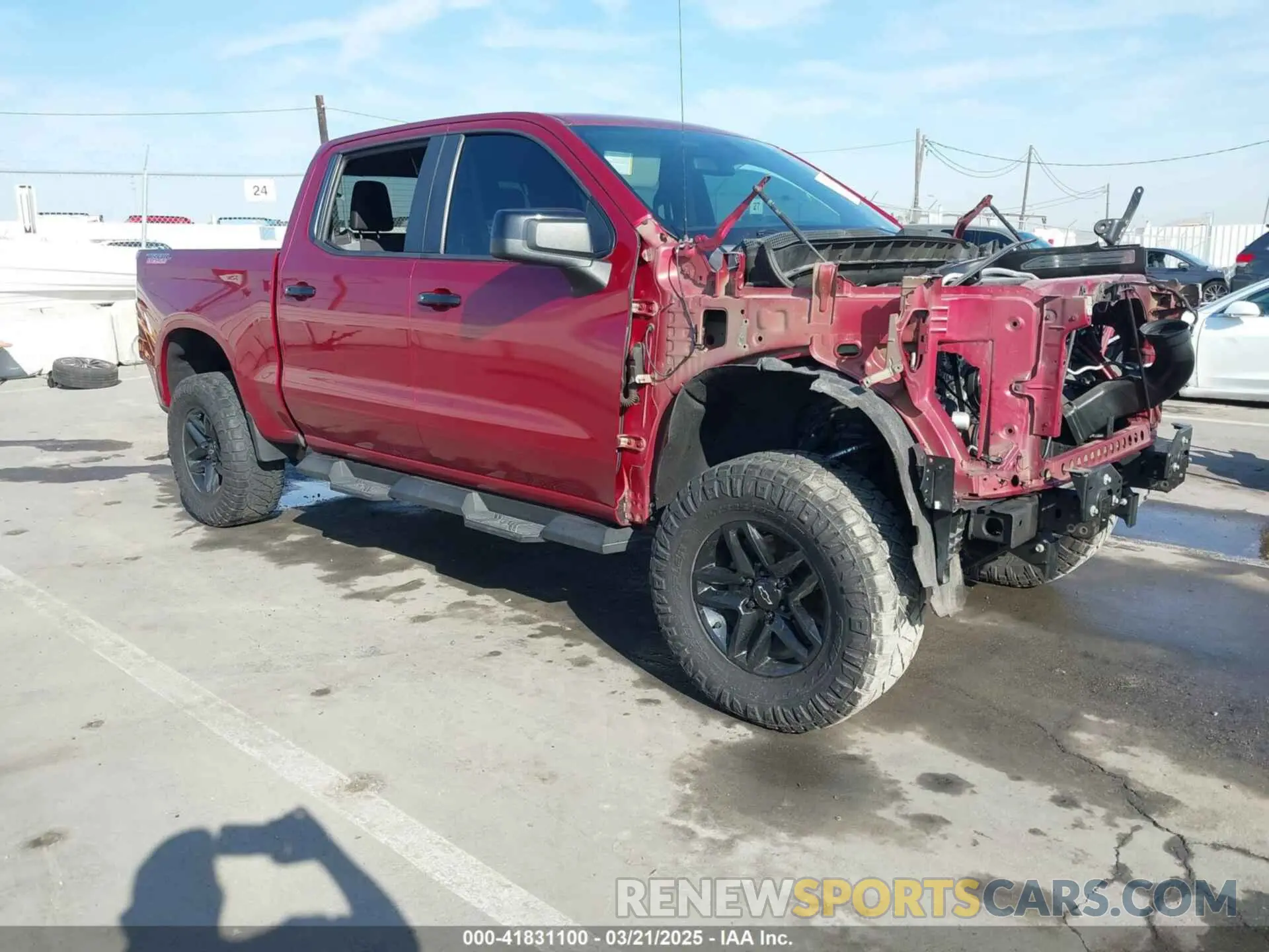 1 Фотография поврежденного автомобиля 3GCPYFED2KG122699 CHEVROLET SILVERADO 1500 2019