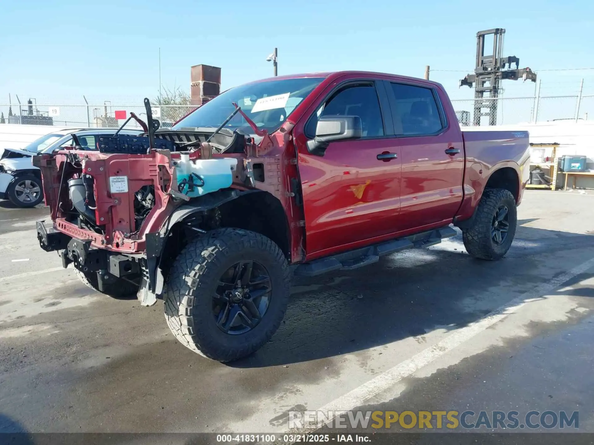 2 Фотография поврежденного автомобиля 3GCPYFED2KG122699 CHEVROLET SILVERADO 1500 2019