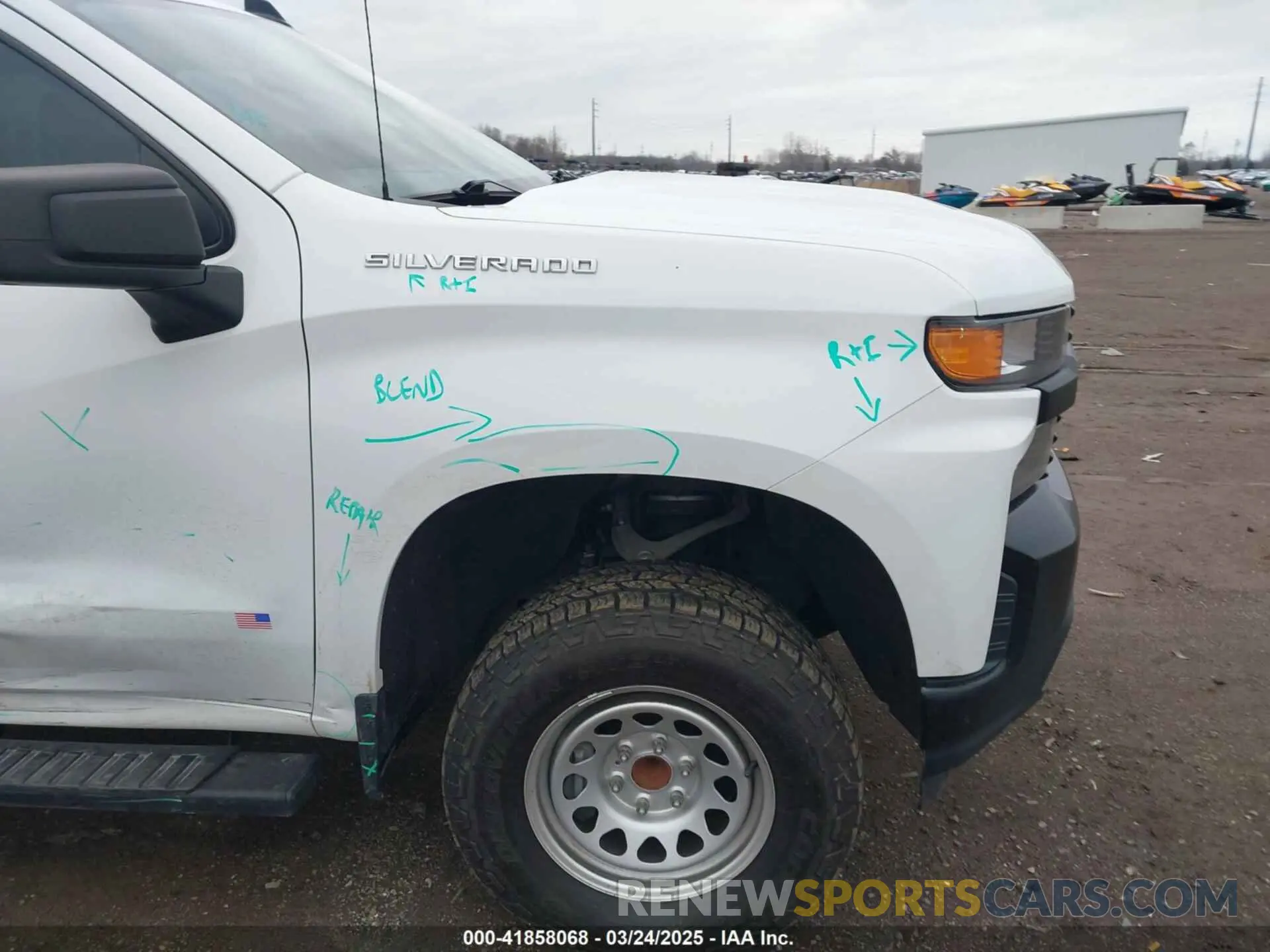 18 Photograph of a damaged car 1GCPWAEH8LZ282549 CHEVROLET SILVERADO 1500 2020
