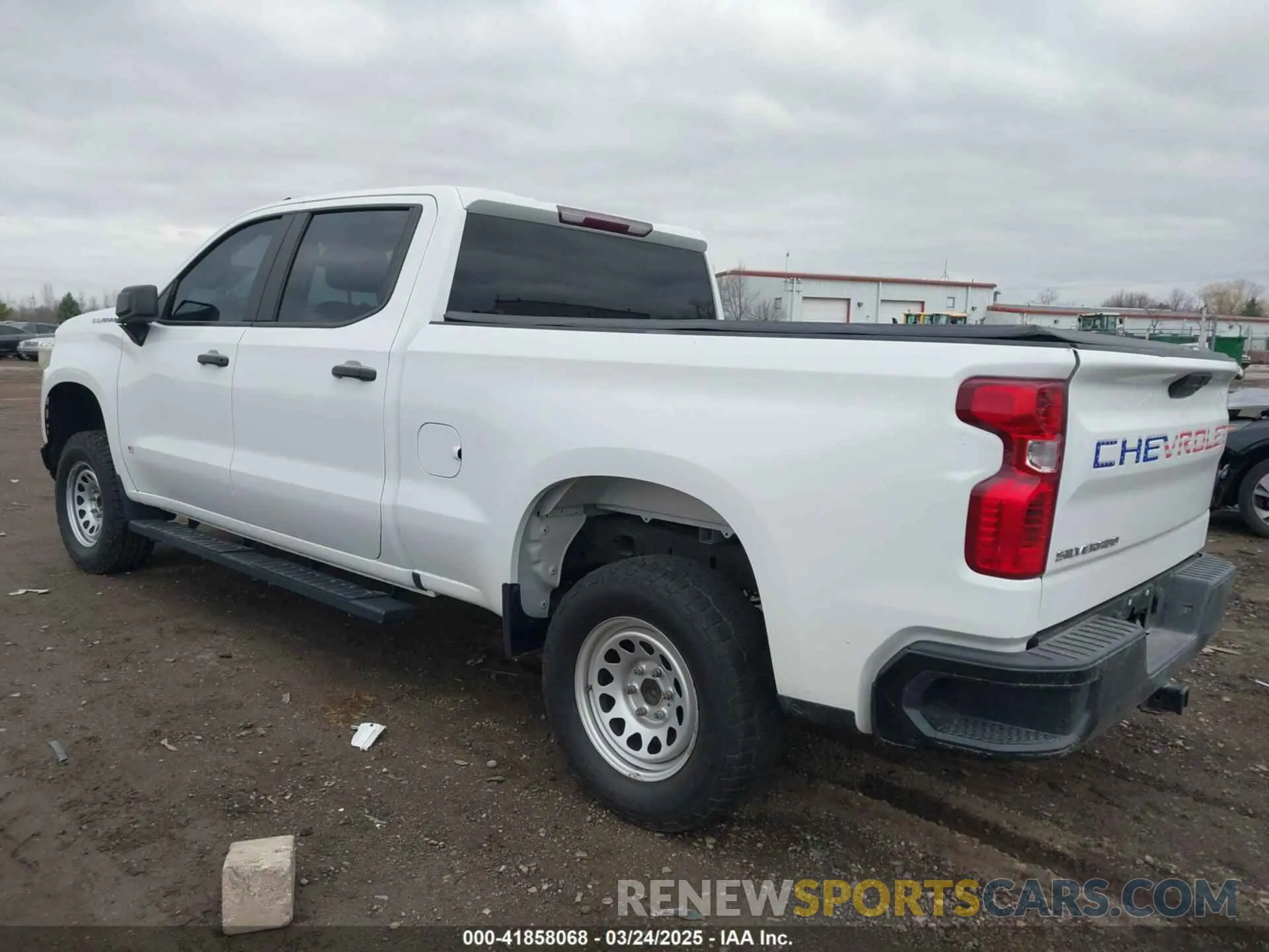 3 Photograph of a damaged car 1GCPWAEH8LZ282549 CHEVROLET SILVERADO 1500 2020