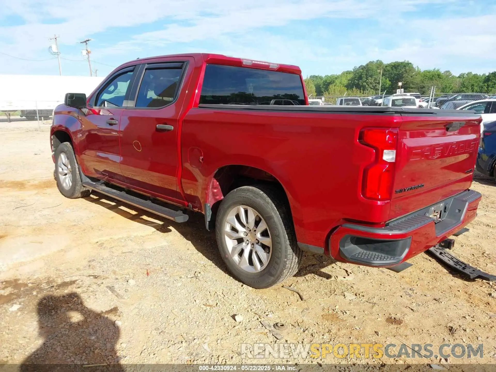 3 Фотография поврежденного автомобиля 1GCPWBEH2LZ125962 CHEVROLET SILVERADO 1500 2020