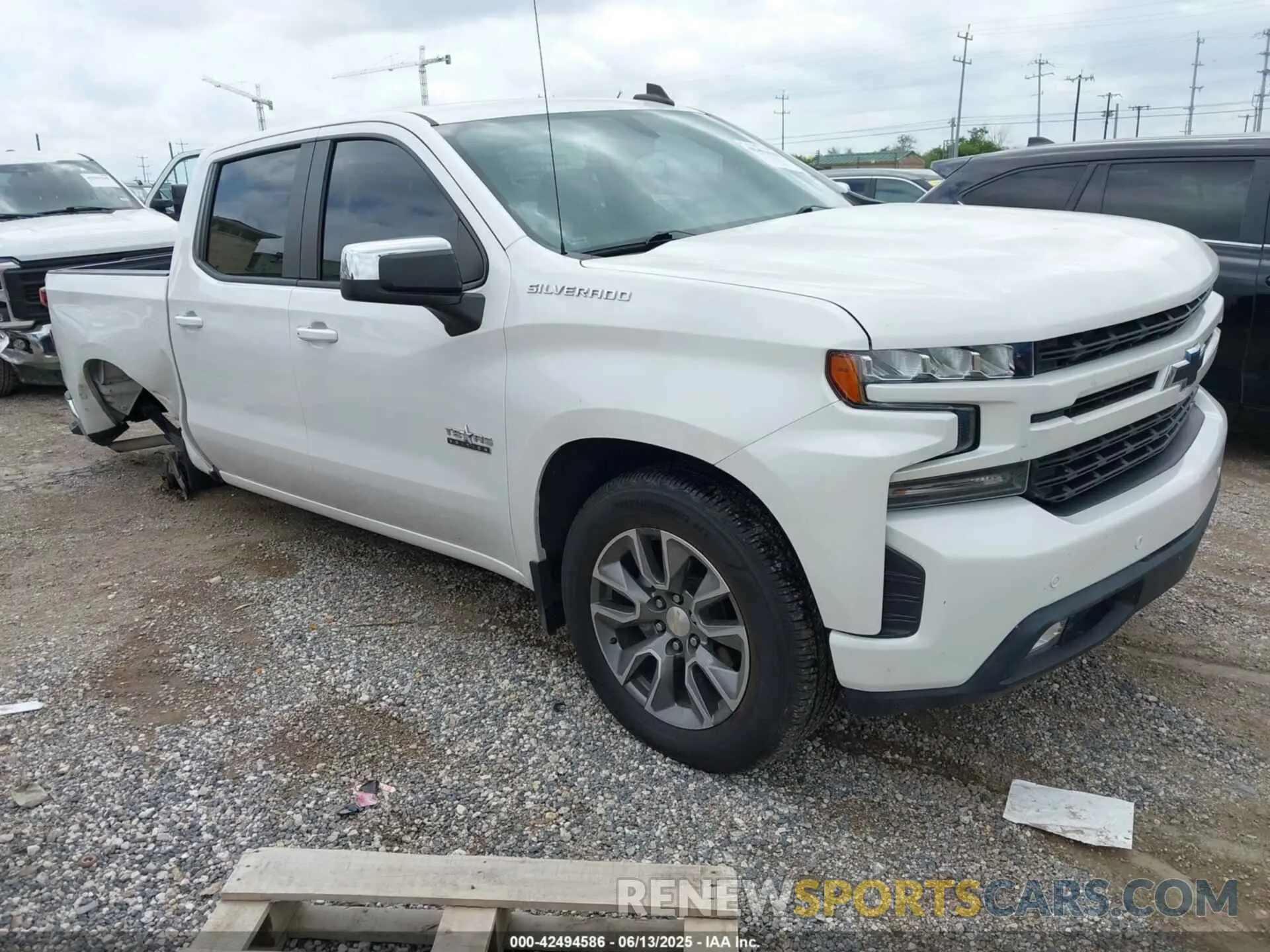 1 Photograph of a damaged car 1GCPWCED1LZ282269 CHEVROLET SILVERADO 1500 2020
