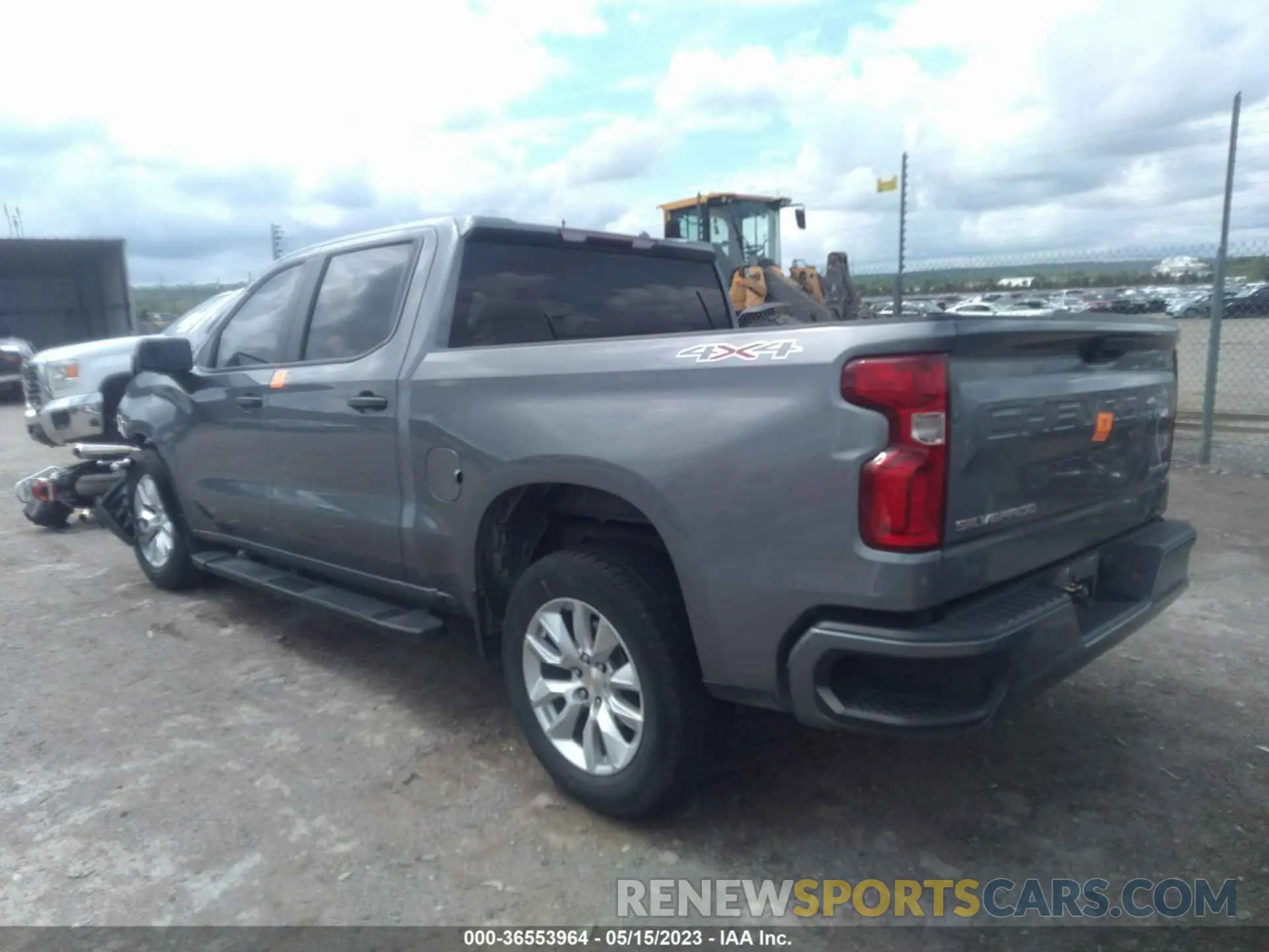 3 Photograph of a damaged car 1GCPYBEH4LZ233803 CHEVROLET SILVERADO 1500 2020