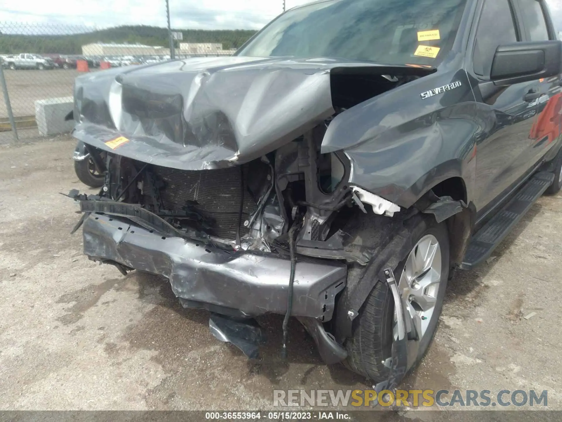 6 Photograph of a damaged car 1GCPYBEH4LZ233803 CHEVROLET SILVERADO 1500 2020