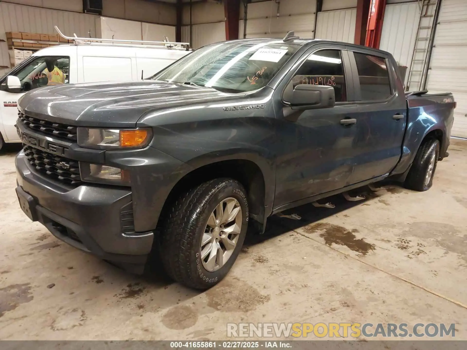 2 Photograph of a damaged car 1GCPYBEK2LZ272823 CHEVROLET SILVERADO 1500 2020