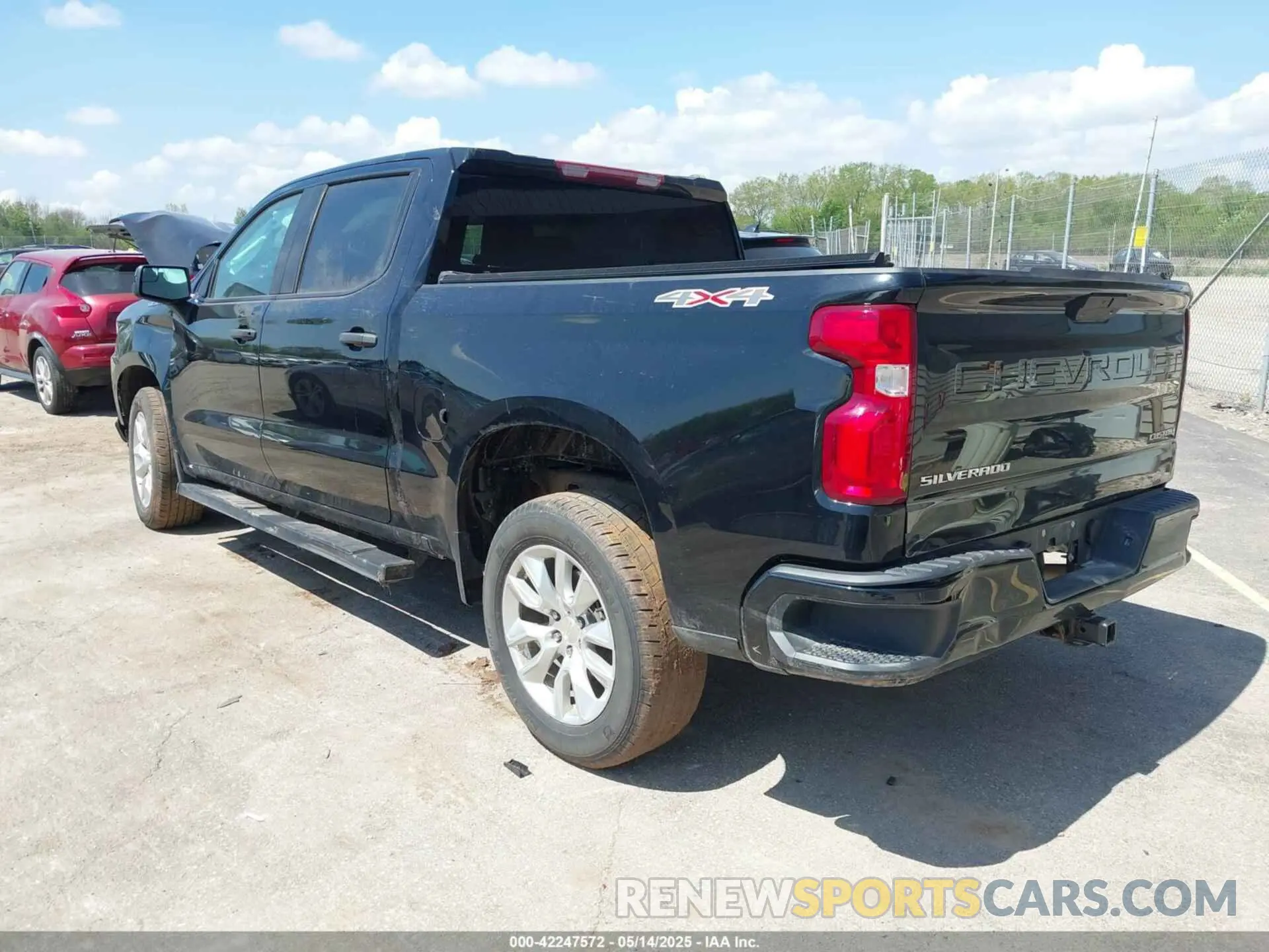 3 Photograph of a damaged car 1GCPYBEK3LZ360005 CHEVROLET SILVERADO 1500 2020