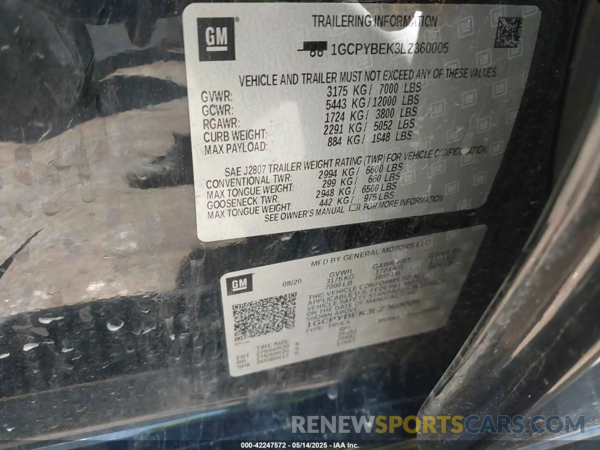 9 Photograph of a damaged car 1GCPYBEK3LZ360005 CHEVROLET SILVERADO 1500 2020