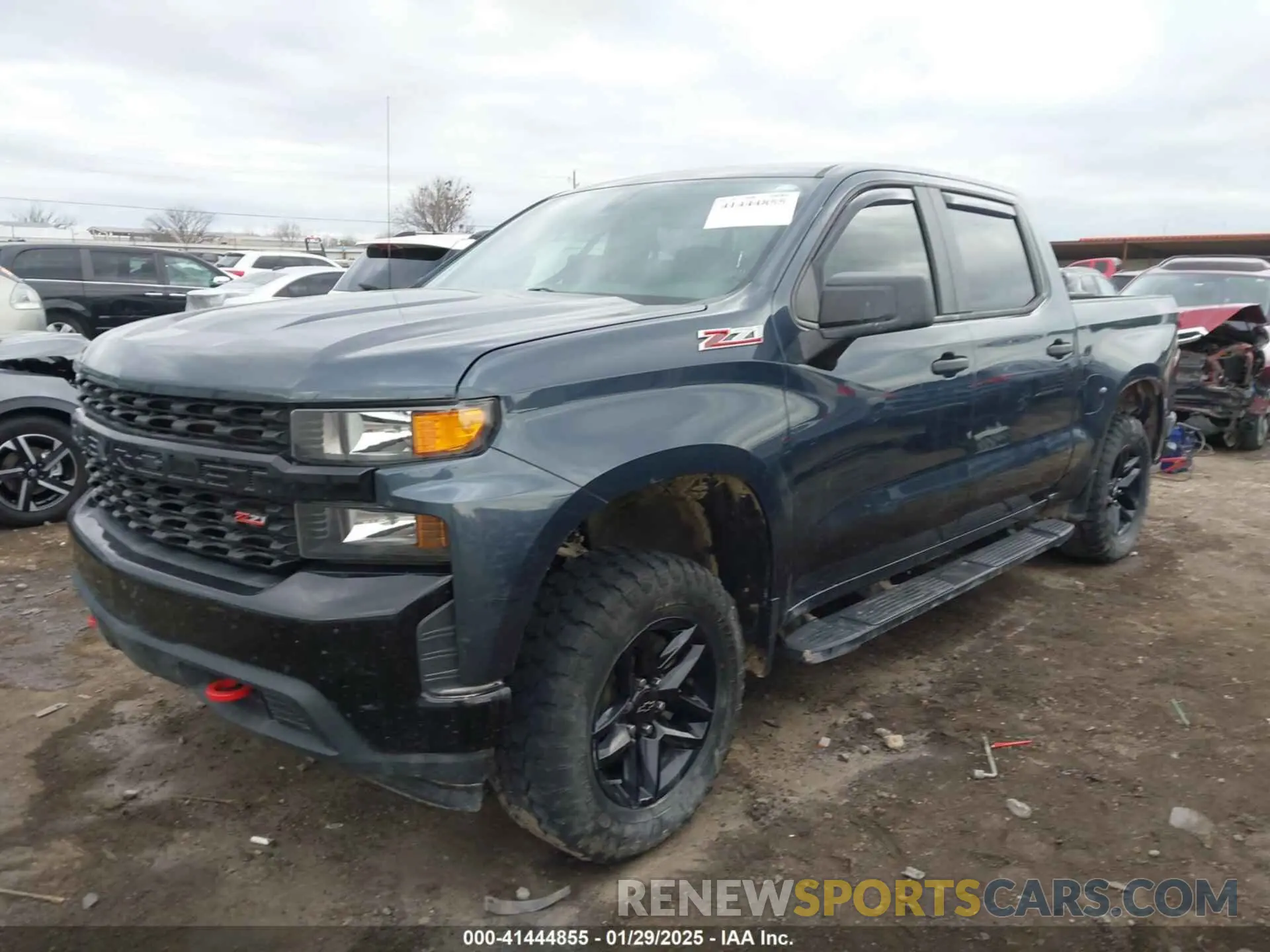 2 Photograph of a damaged car 1GCPYCEF0LZ140149 CHEVROLET SILVERADO 1500 2020