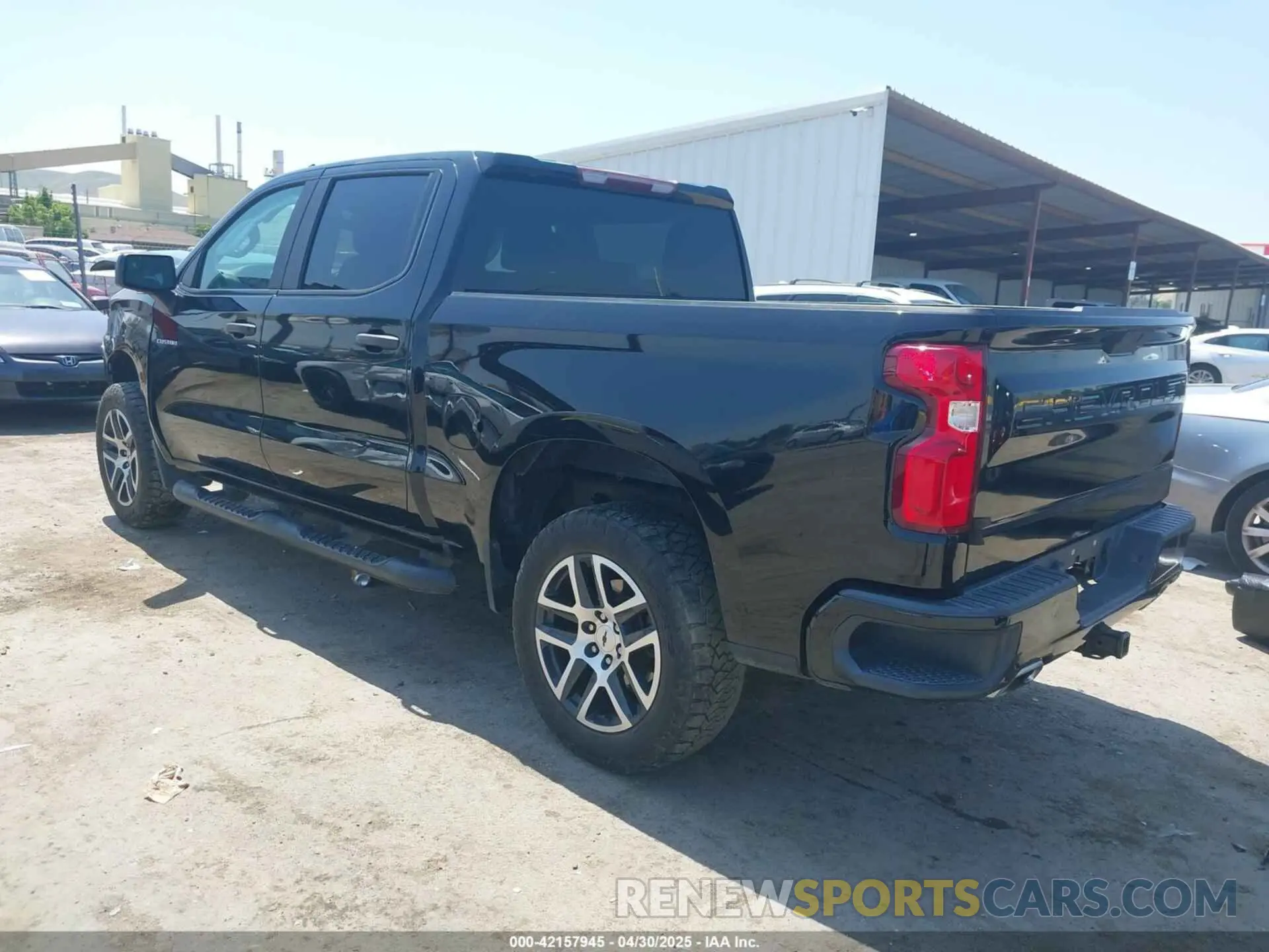 3 Фотография поврежденного автомобиля 1GCPYCEF9LZ193108 CHEVROLET SILVERADO 1500 2020