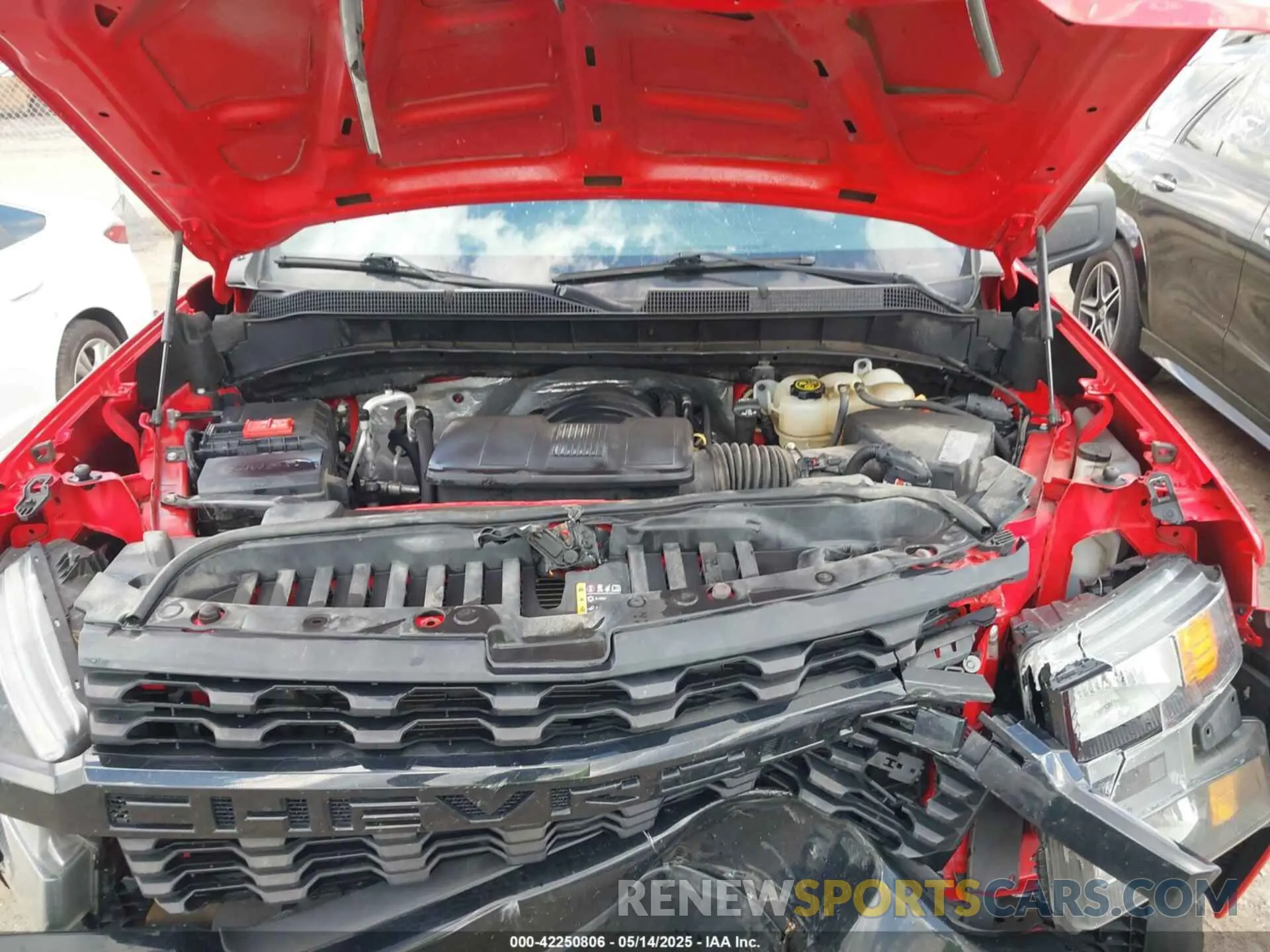 10 Photograph of a damaged car 1GCPYCEH0LZ139309 CHEVROLET SILVERADO 1500 2020