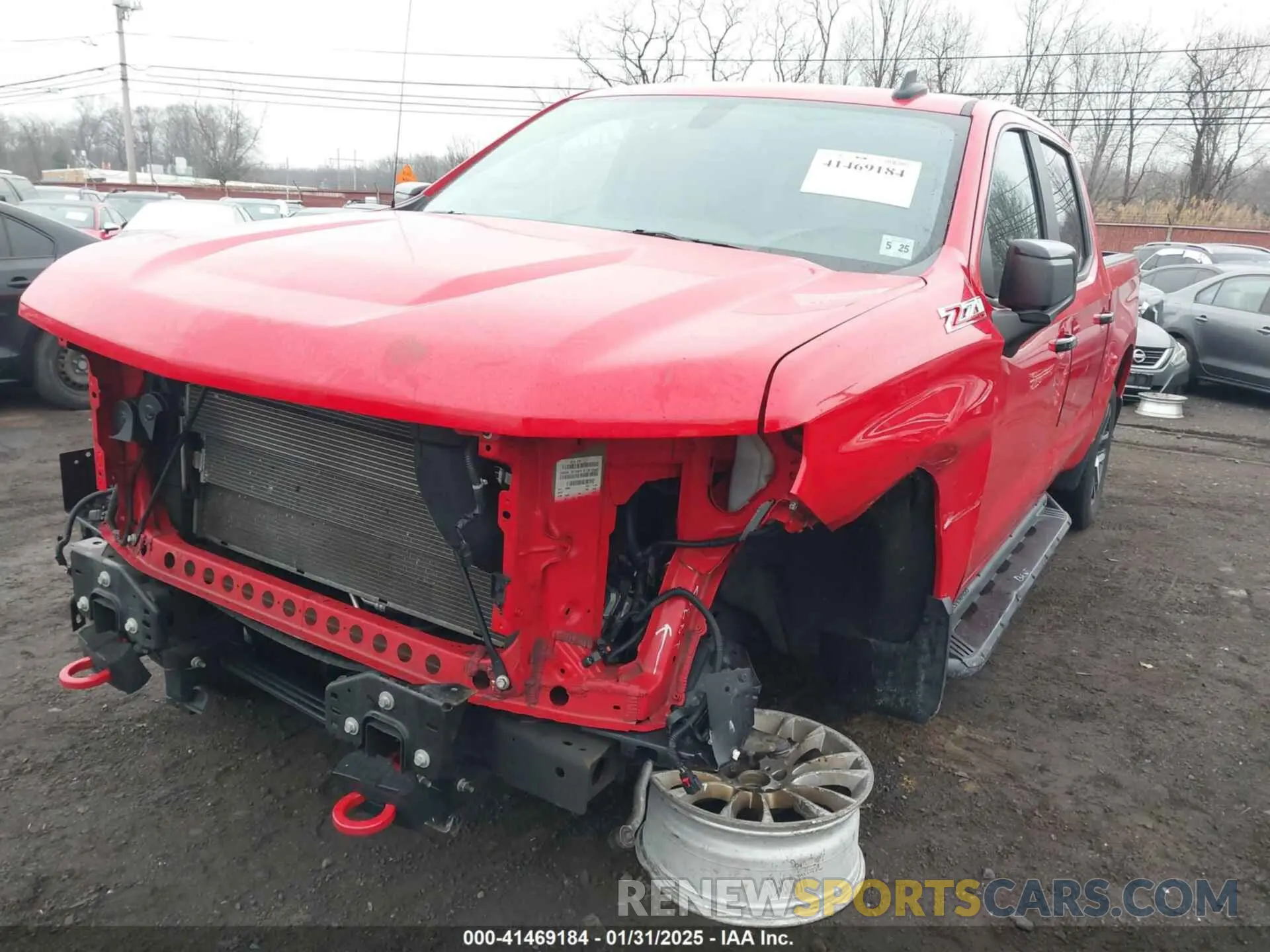 6 Photograph of a damaged car 1GCPYFED8LZ194475 CHEVROLET SILVERADO 1500 2020
