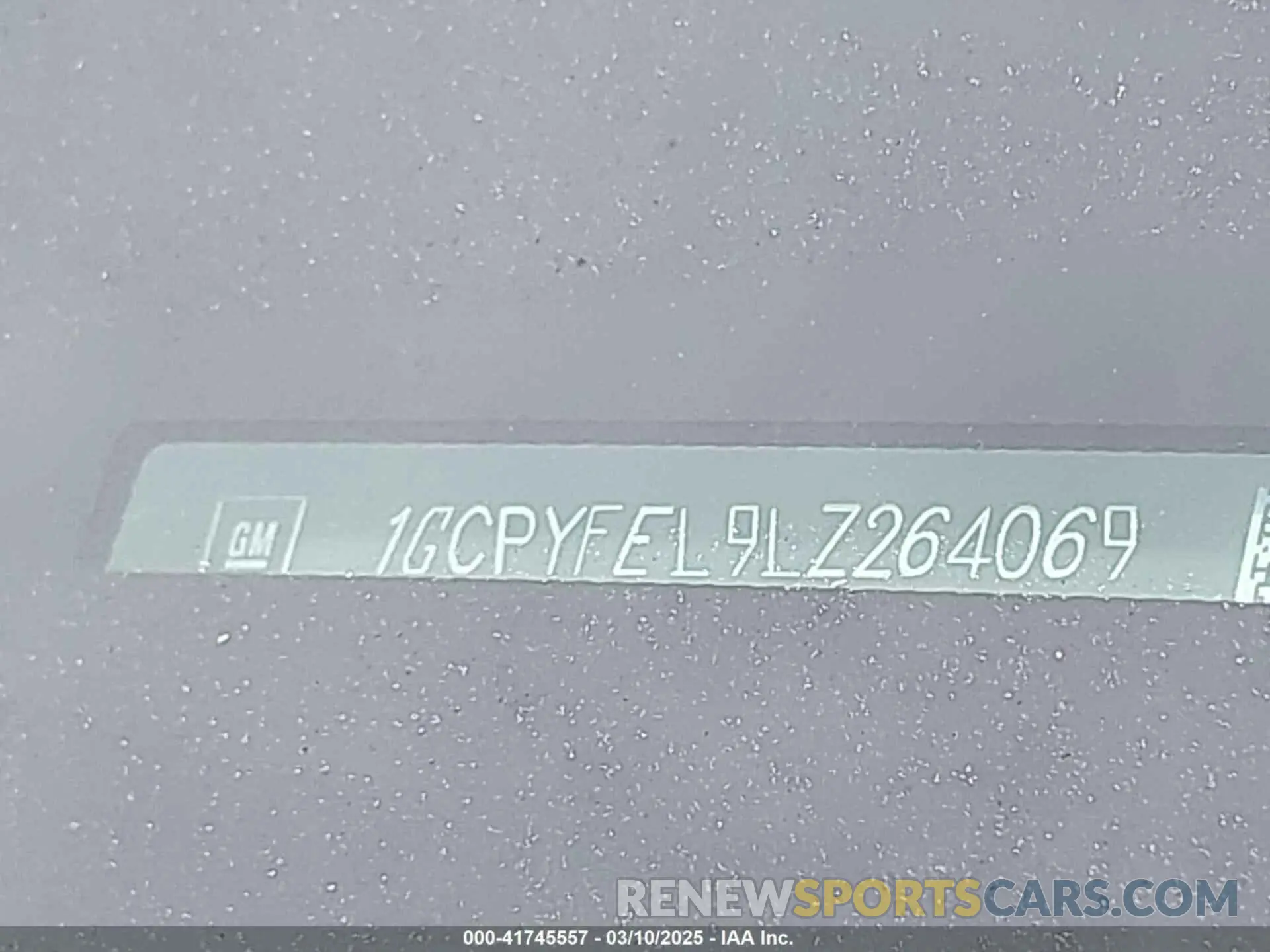 9 Фотография поврежденного автомобиля 1GCPYFEL9LZ264069 CHEVROLET SILVERADO 1500 2020