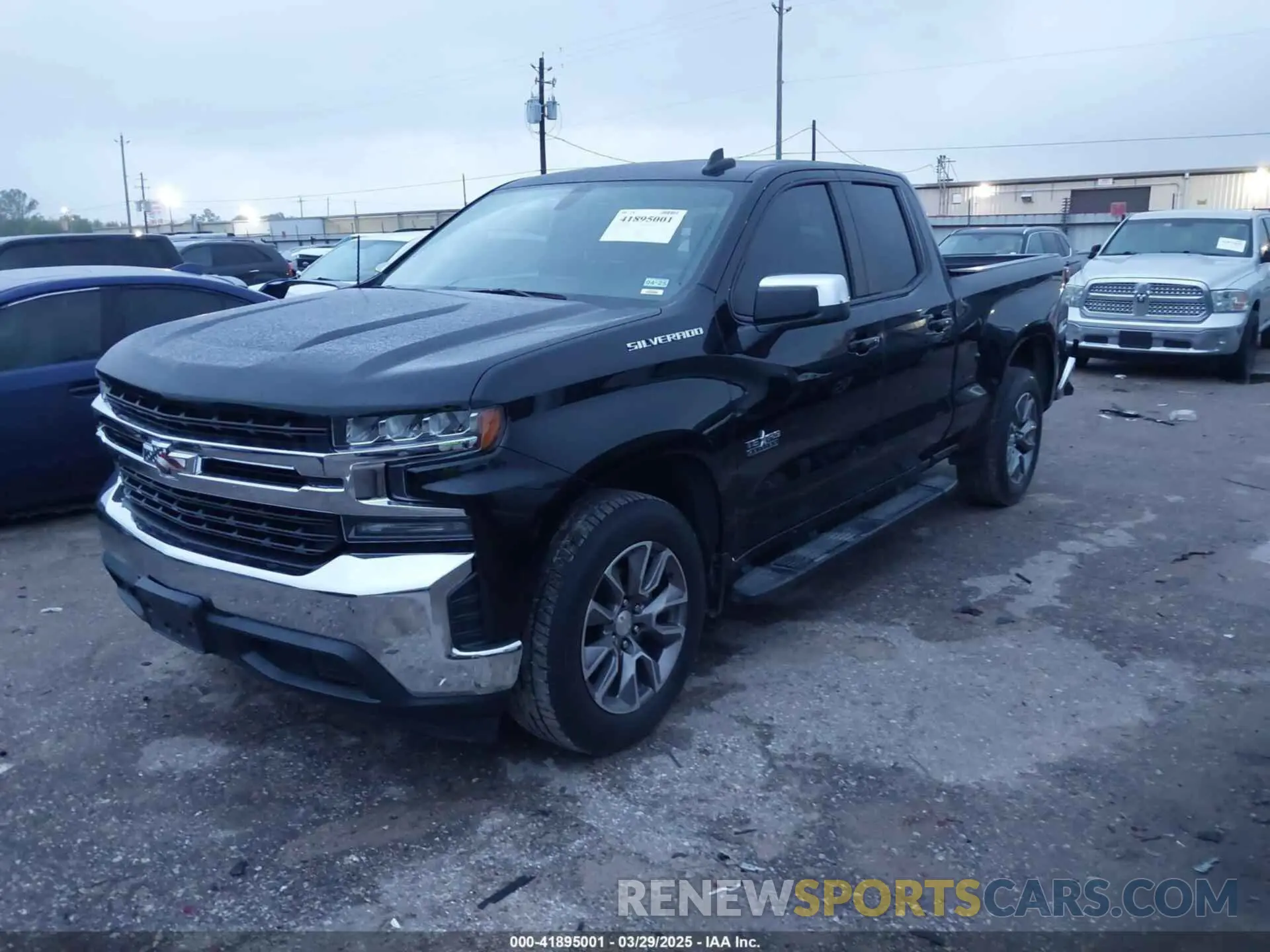 2 Photograph of a damaged car 1GCRWCED8LZ341990 CHEVROLET SILVERADO 1500 2020