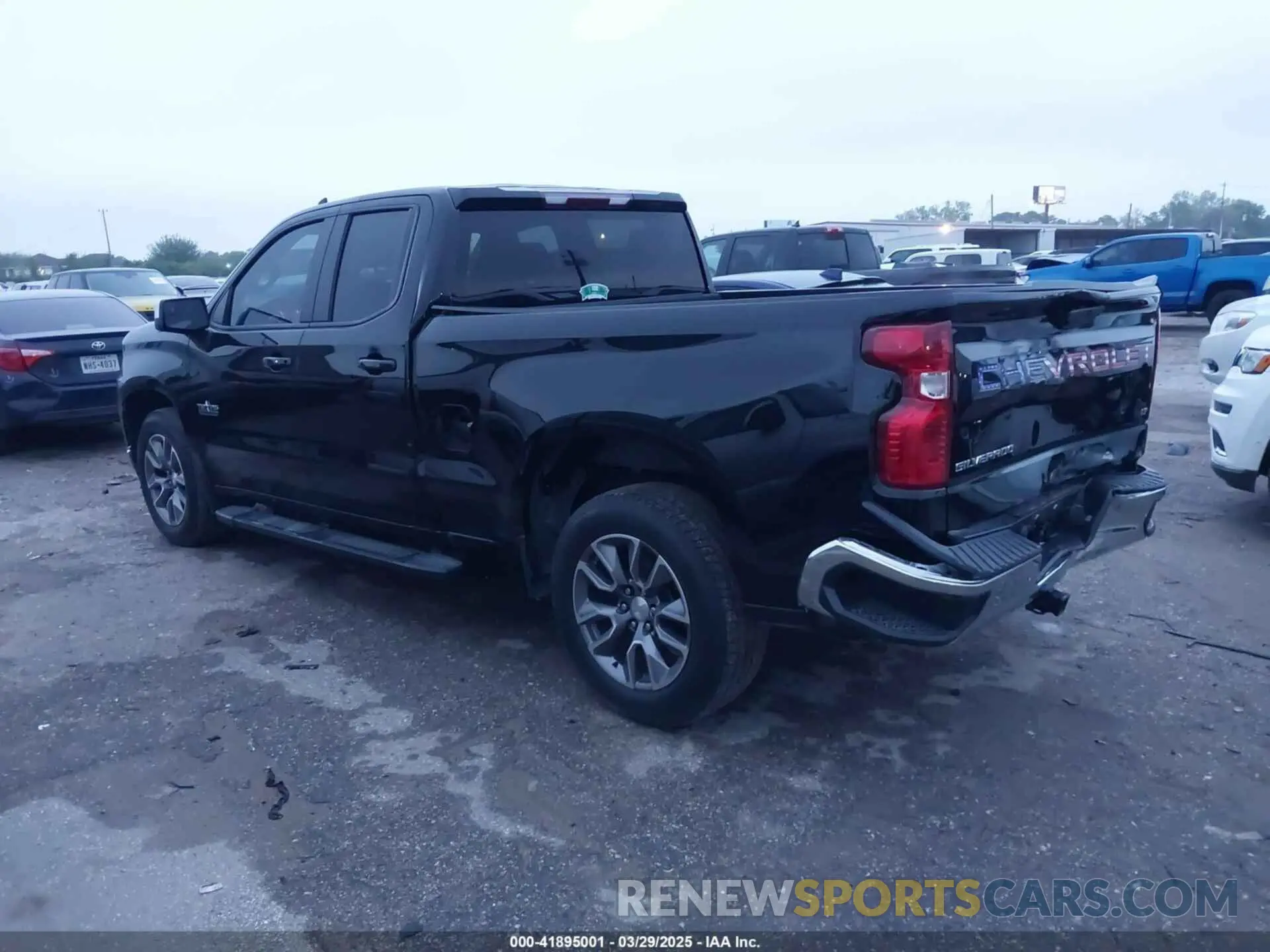 3 Photograph of a damaged car 1GCRWCED8LZ341990 CHEVROLET SILVERADO 1500 2020