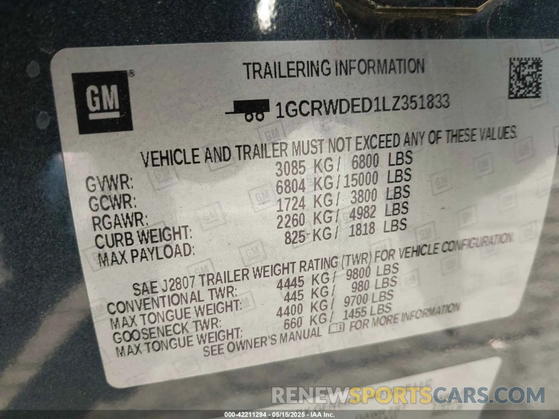 9 Photograph of a damaged car 1GCRWDED1LZ351833 CHEVROLET SILVERADO 1500 2020
