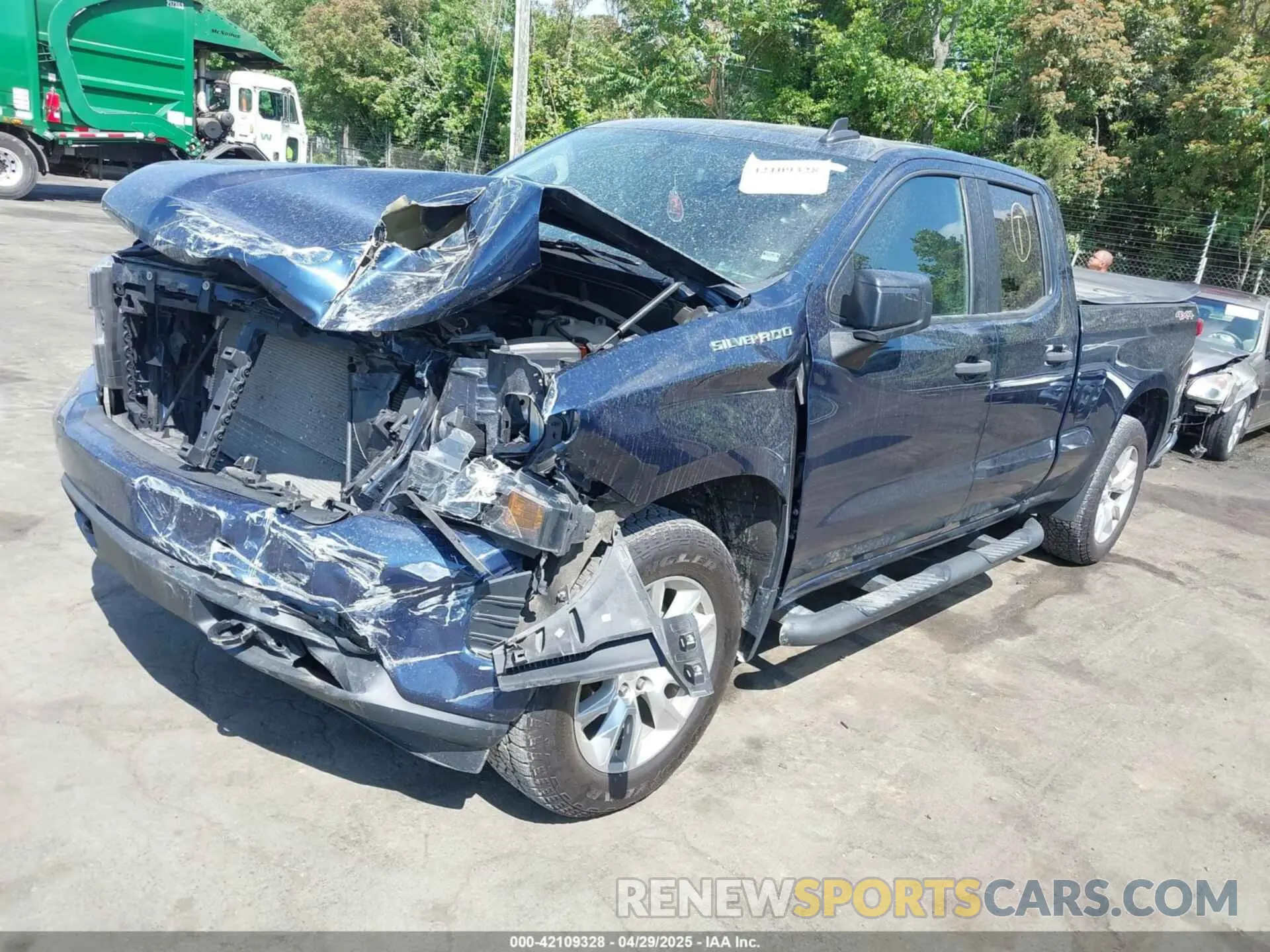 2 Фотография поврежденного автомобиля 1GCRYBEH0LZ337679 CHEVROLET SILVERADO 1500 2020