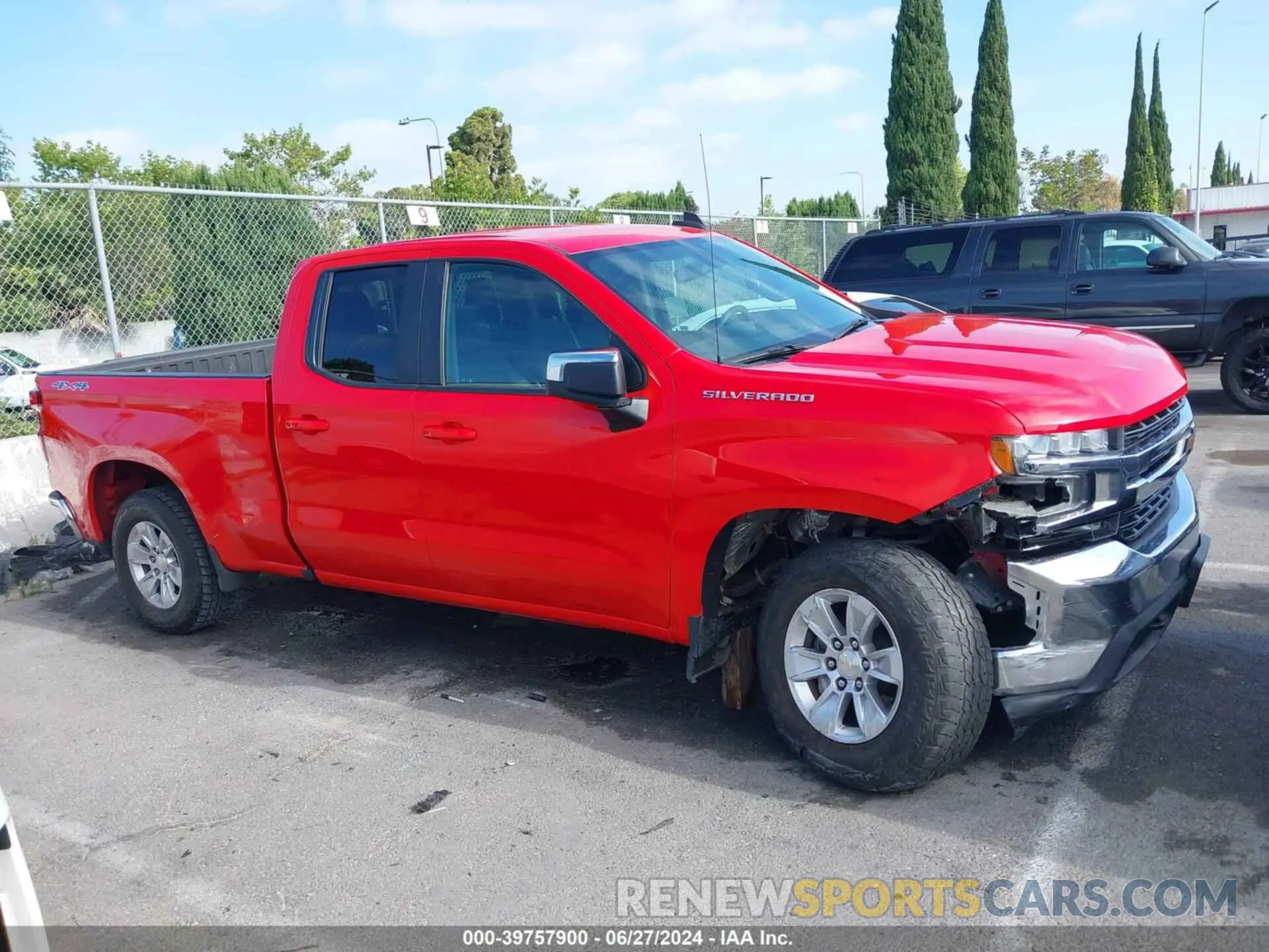 13 Photograph of a damaged car 1GCRYDED3LZ173515 CHEVROLET SILVERADO 1500 2020