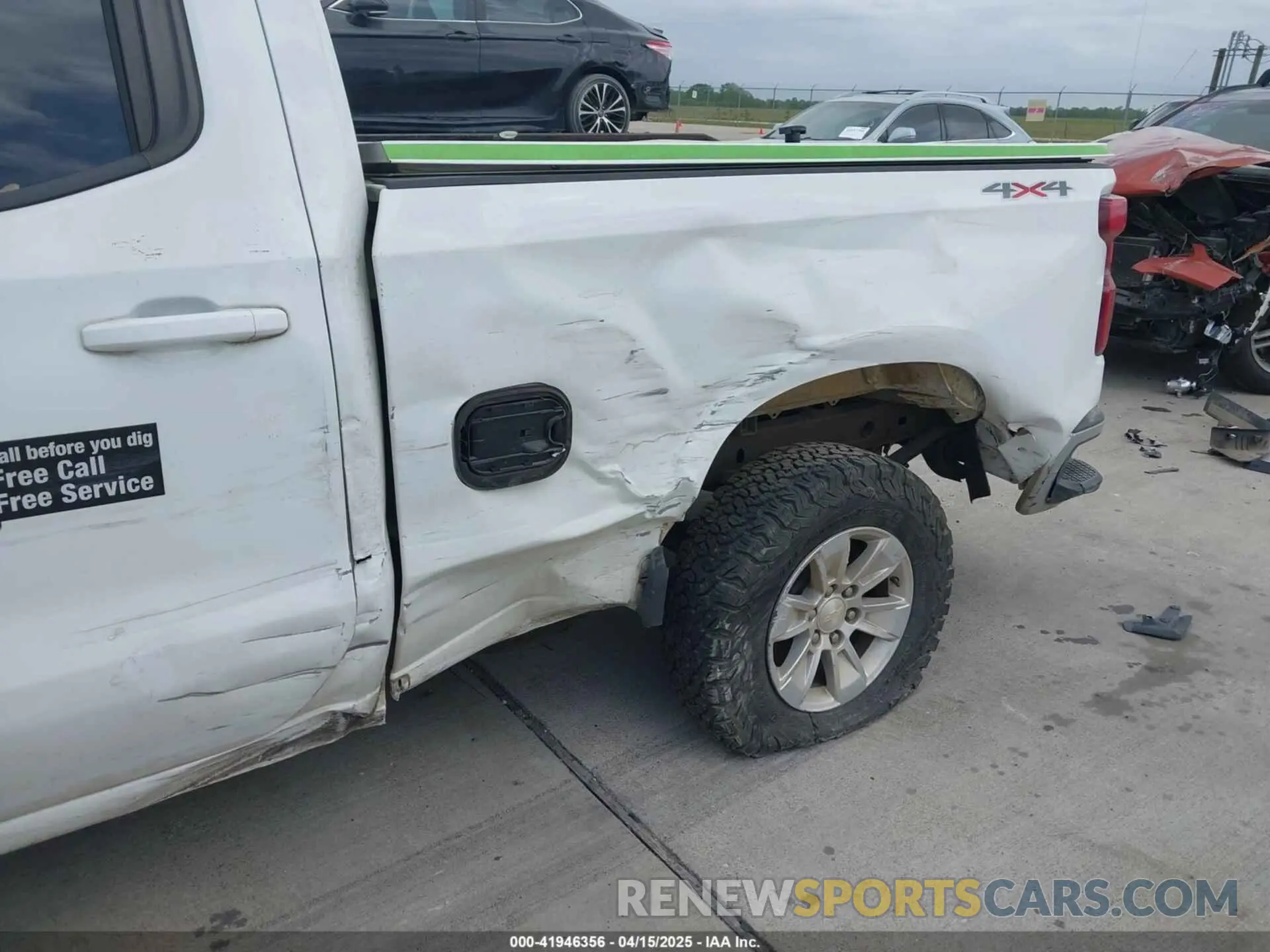6 Фотография поврежденного автомобиля 1GCRYDED4LZ192137 CHEVROLET SILVERADO 1500 2020