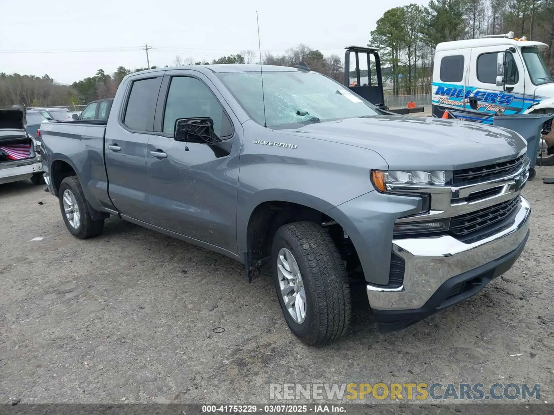 1 Фотография поврежденного автомобиля 1GCRYDED4LZ354719 CHEVROLET SILVERADO 1500 2020